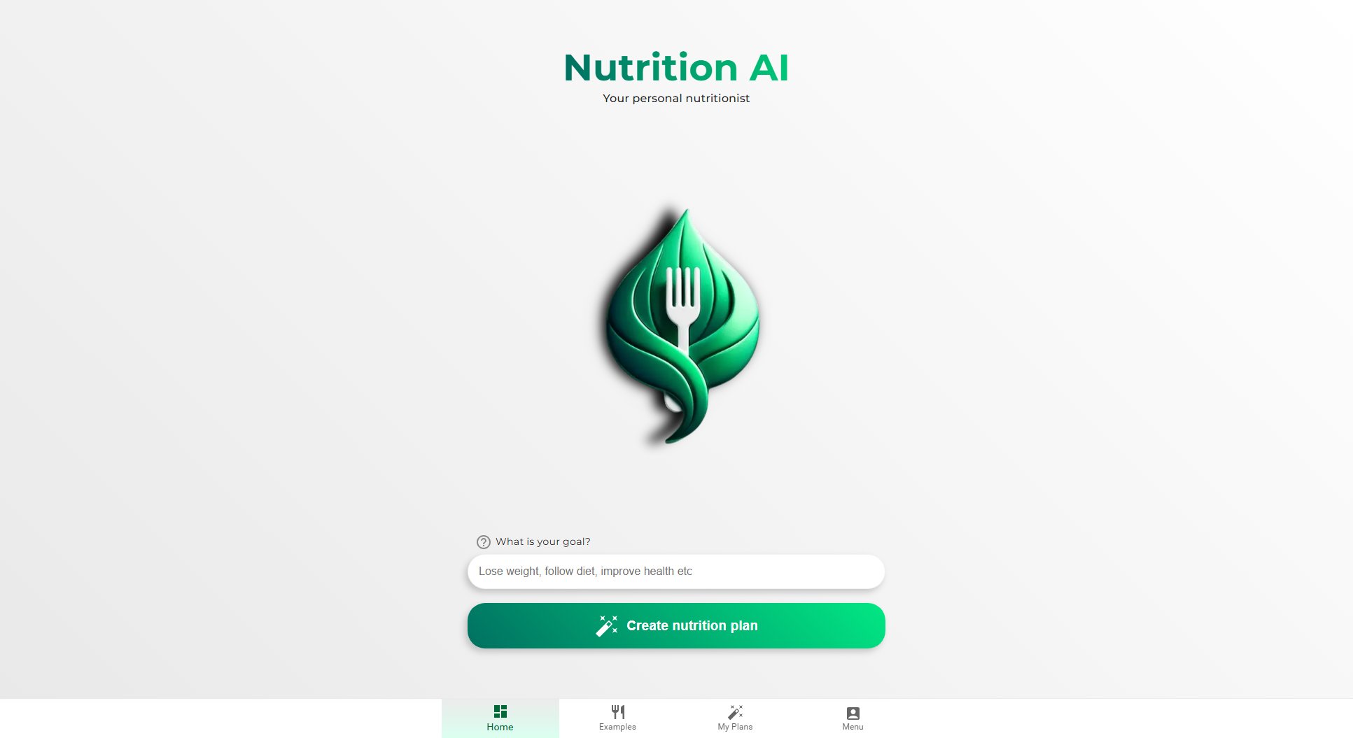 Nutrition AI Nutrition AI Interface & Screenshots