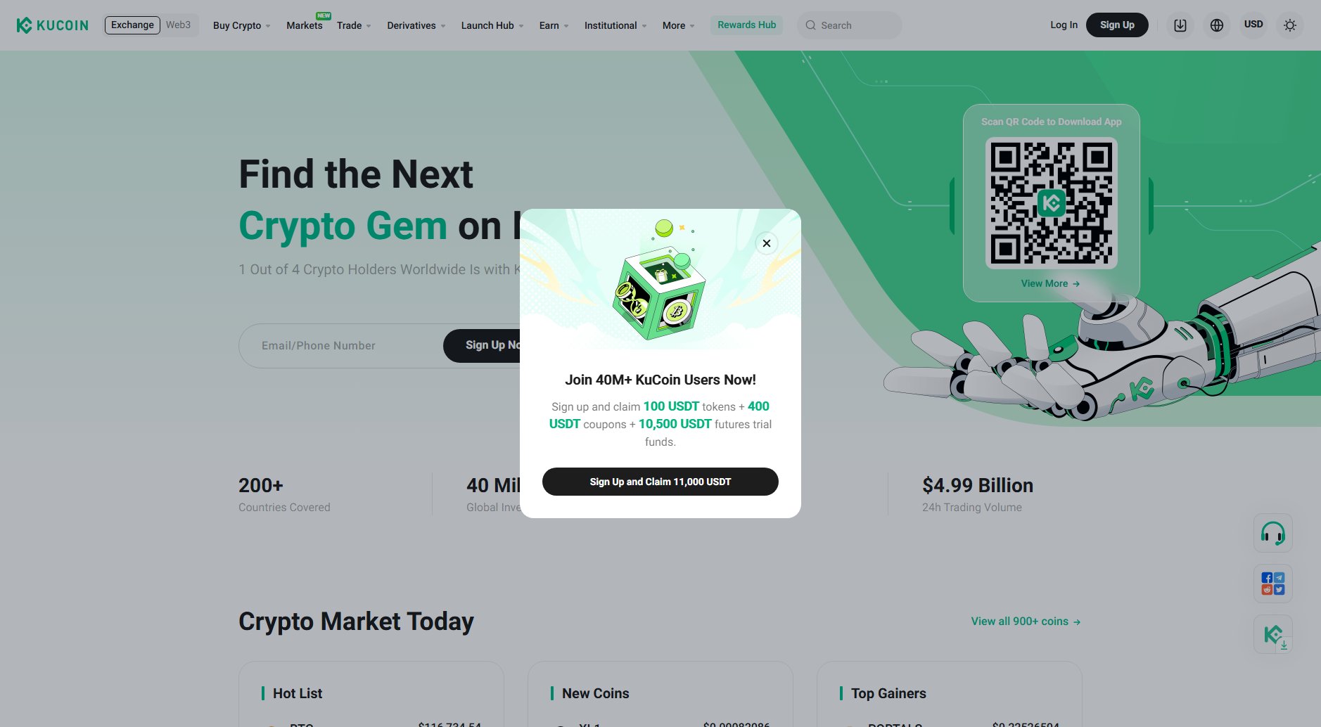 KuCoin Screenshot