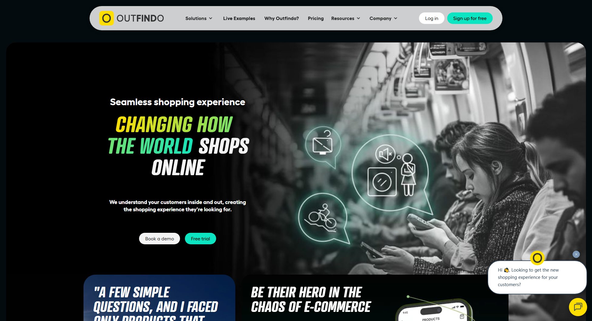 Outfindo Outfindo Interface & Screenshots