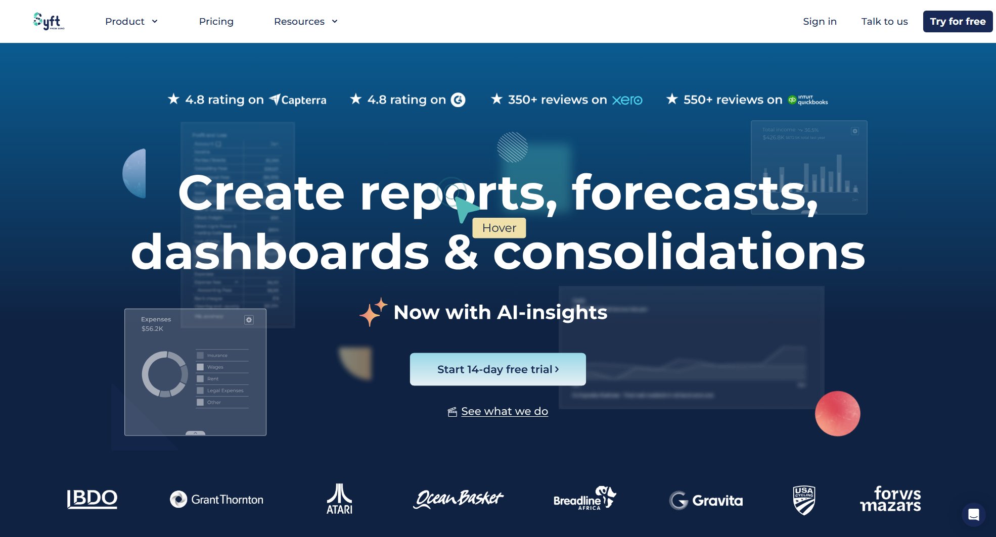 Syft Analytics Syft Analytics Interface & Screenshots