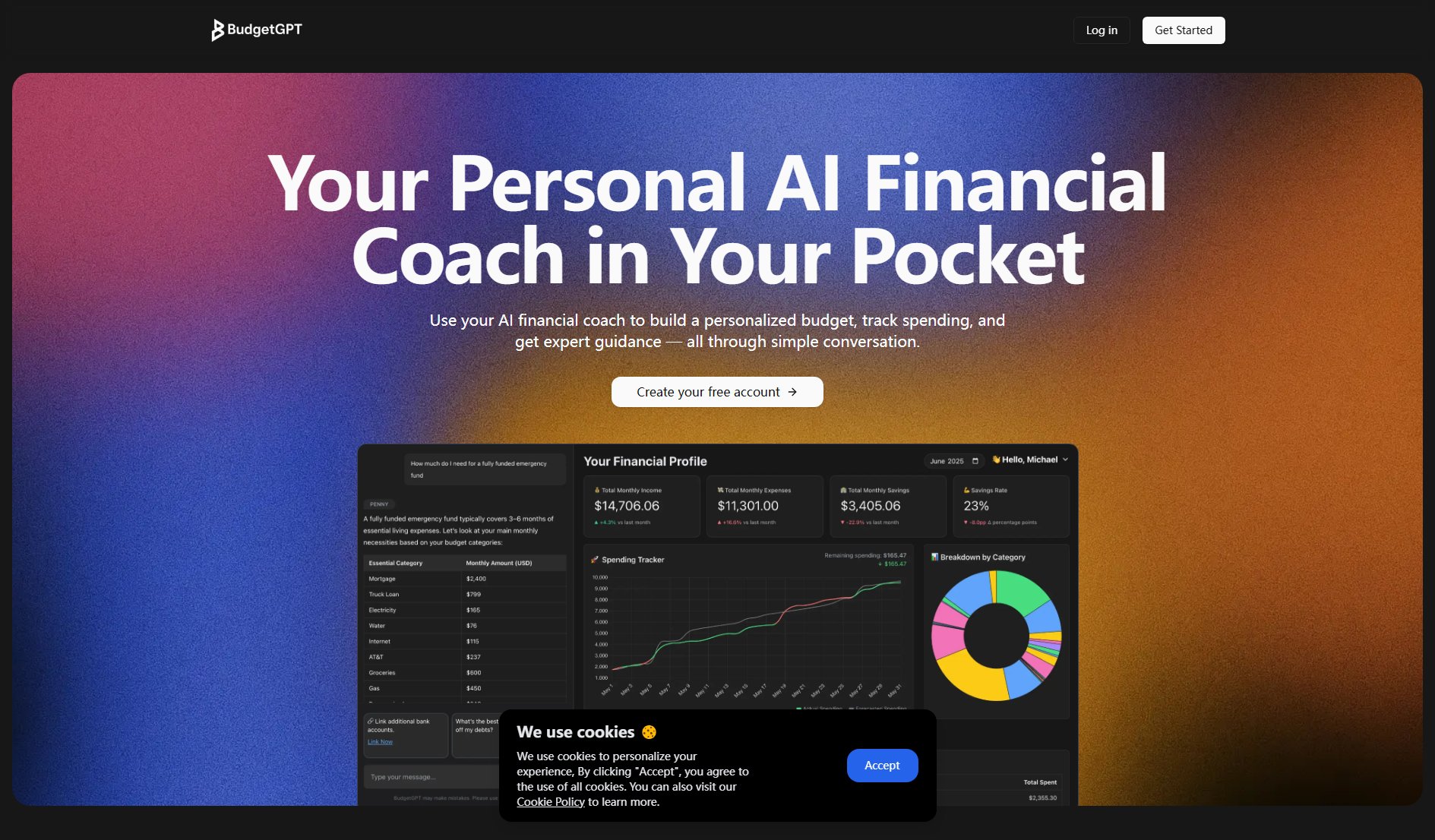 BudgetGPT BudgetGPT Interface & Screenshots BudgetGPT BudgetGPT Interface & Screenshots