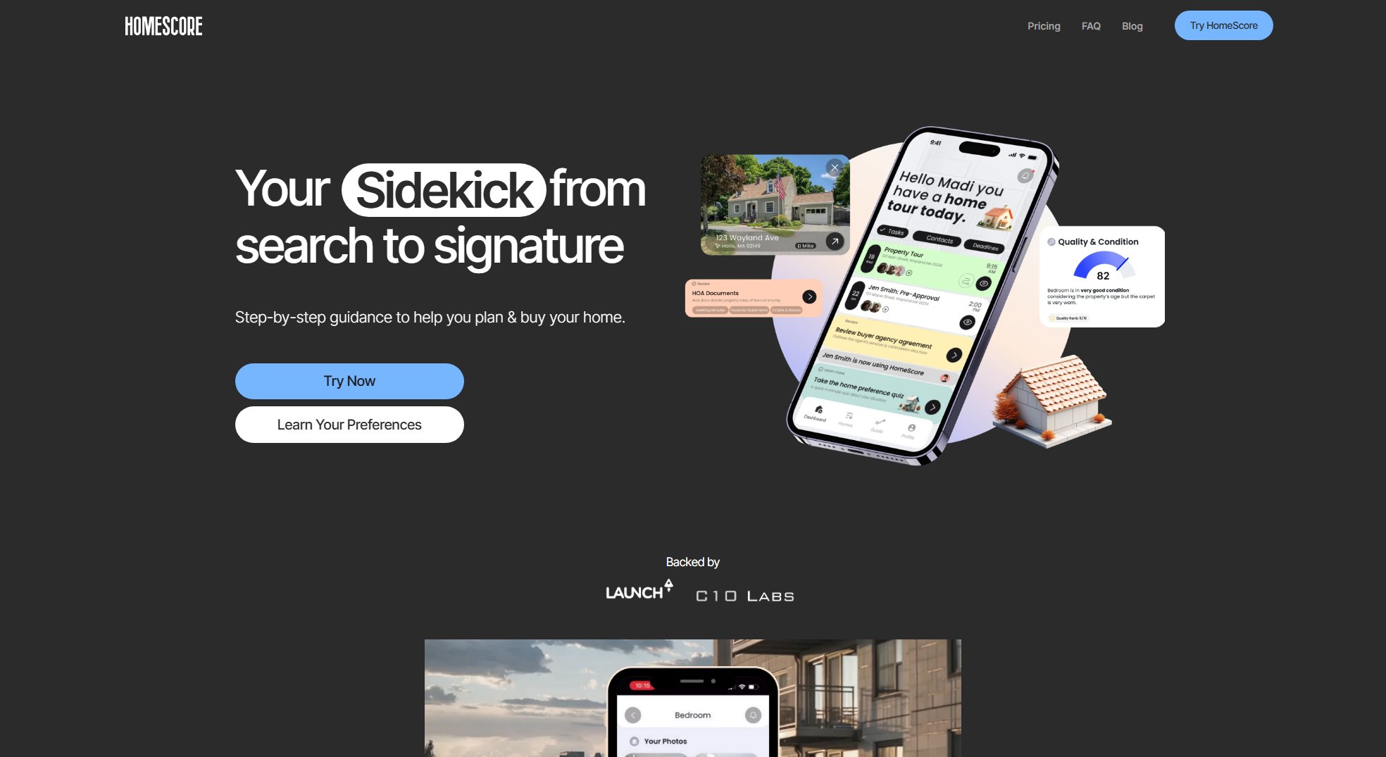 HomeScore HomeScore Interface & Screenshots HomeScore HomeScore Interface & Screenshots