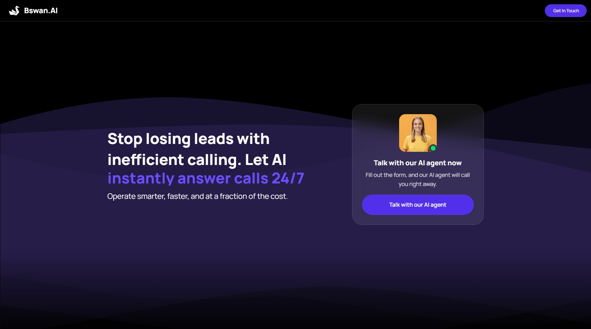 BSwan.ai BSwan.ai Interface & Screenshots BSwan.ai BSwan.ai Interface & Screenshots