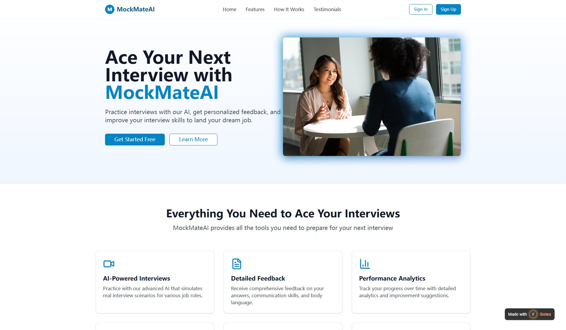 MockMateAI MockMateAI Interface & Screenshots MockMateAI MockMateAI Interface & Screenshots