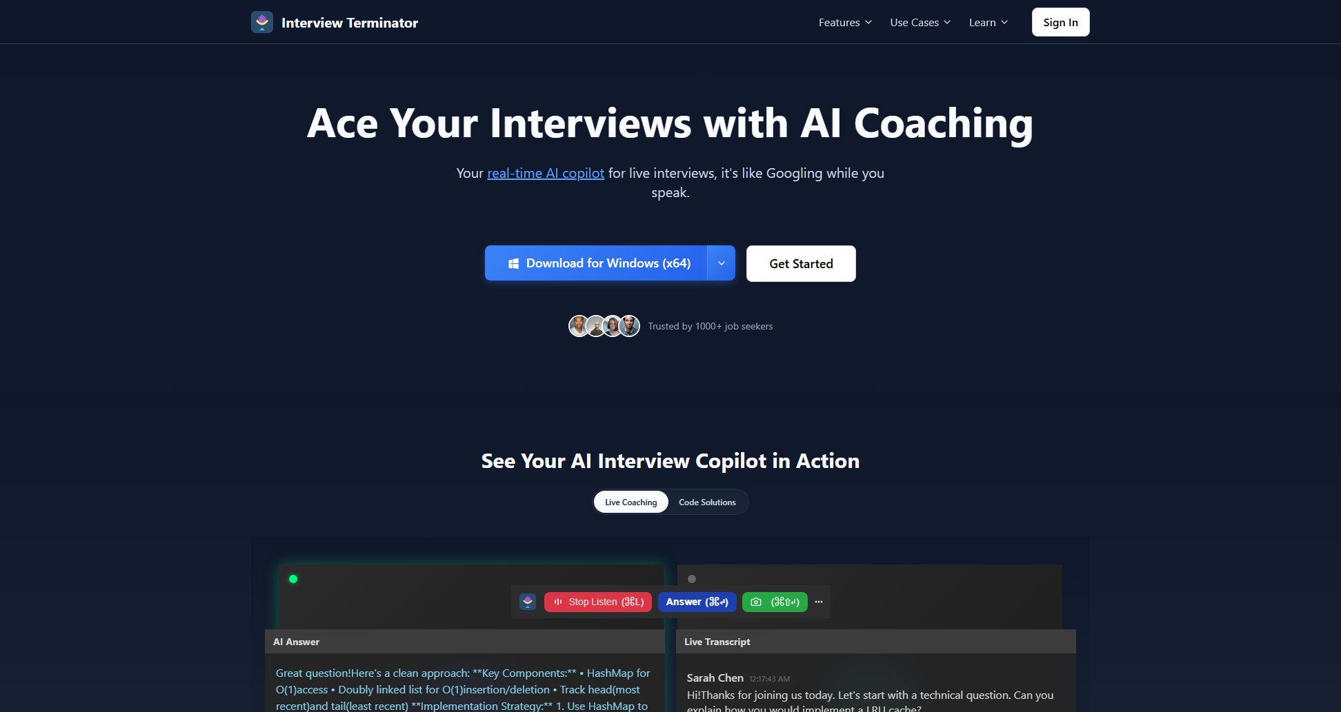 Interm AI Interm AI Interface & Screenshots
