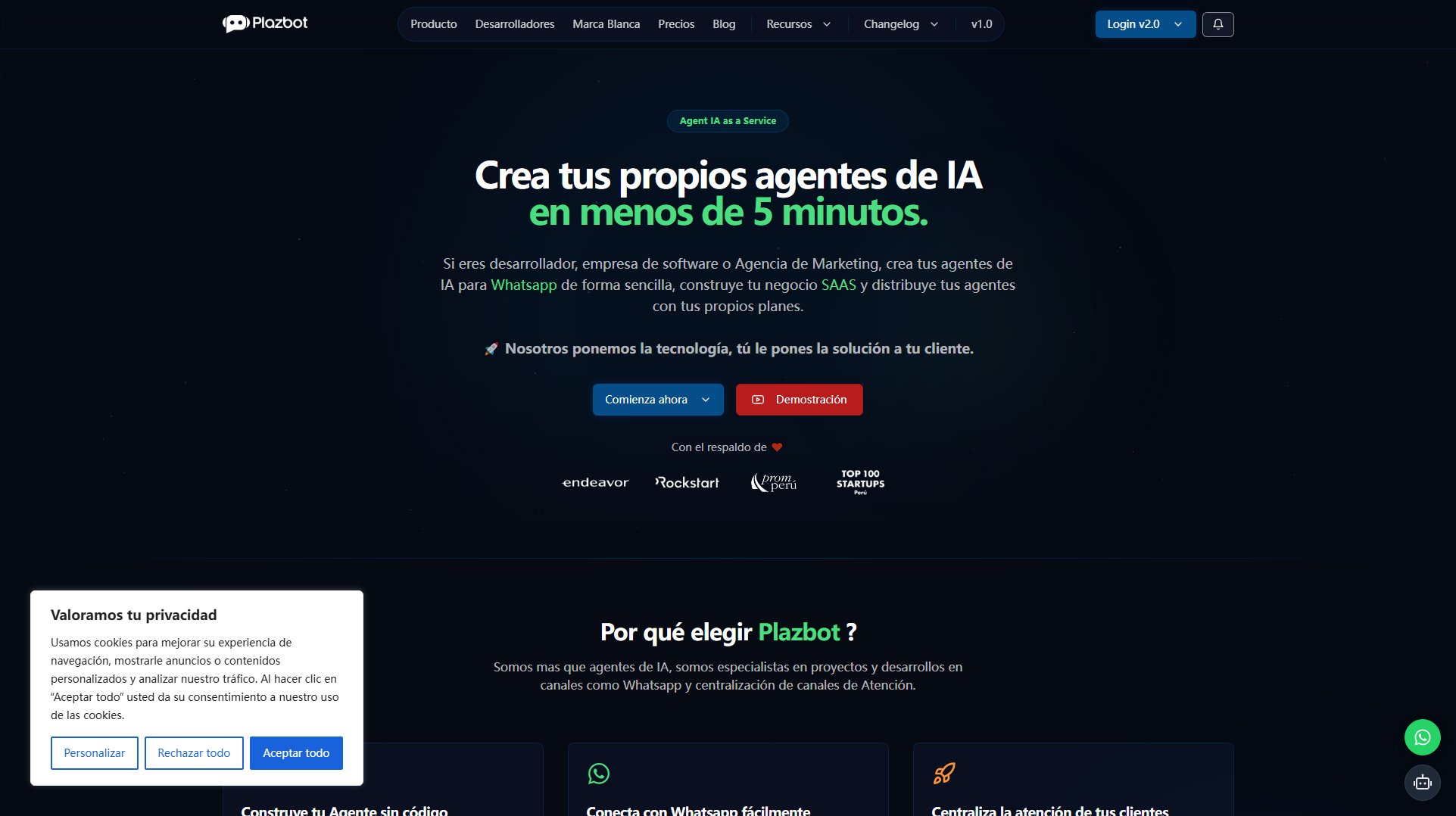 Plazbot Plazbot Interface & Screenshots