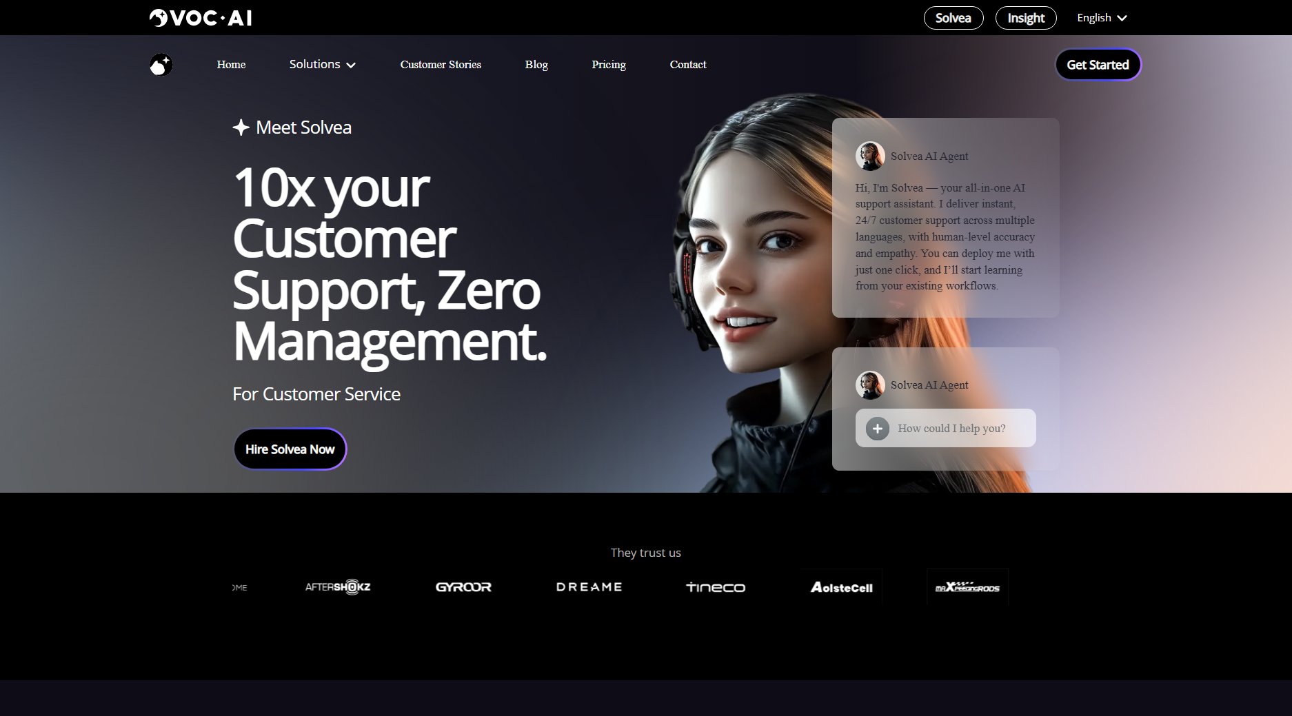 Solvea AI Agent Solvea AI Agent Interface & Screenshots Solvea AI Agent Solvea AI Agent Interface & Screenshots