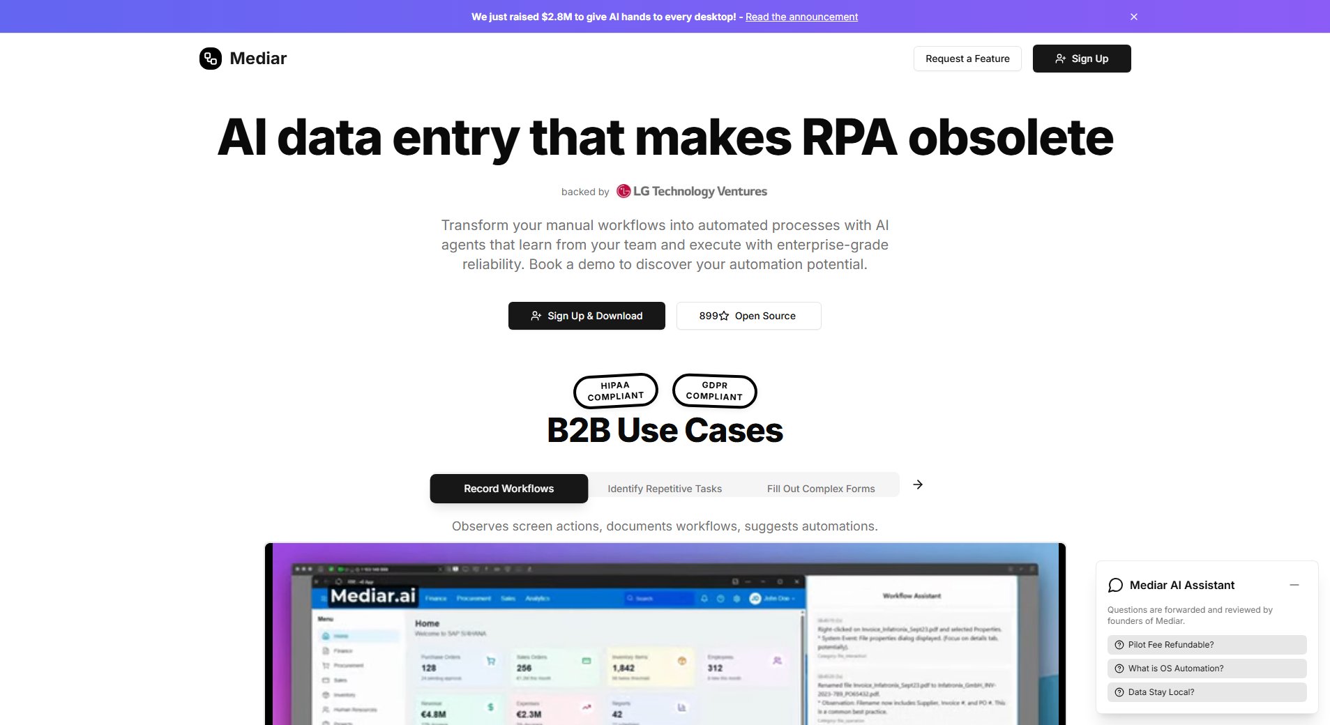 Mediar Screenshot Mediar Screenshot