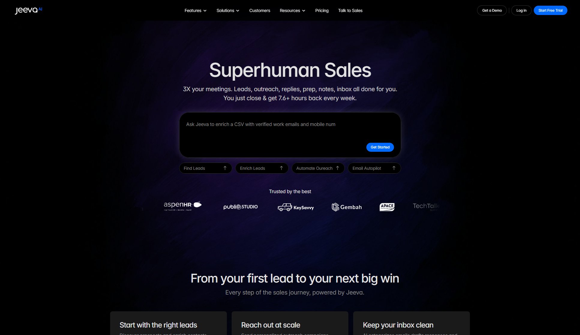 Jeeva AI Jeeva AI Interface & Screenshots