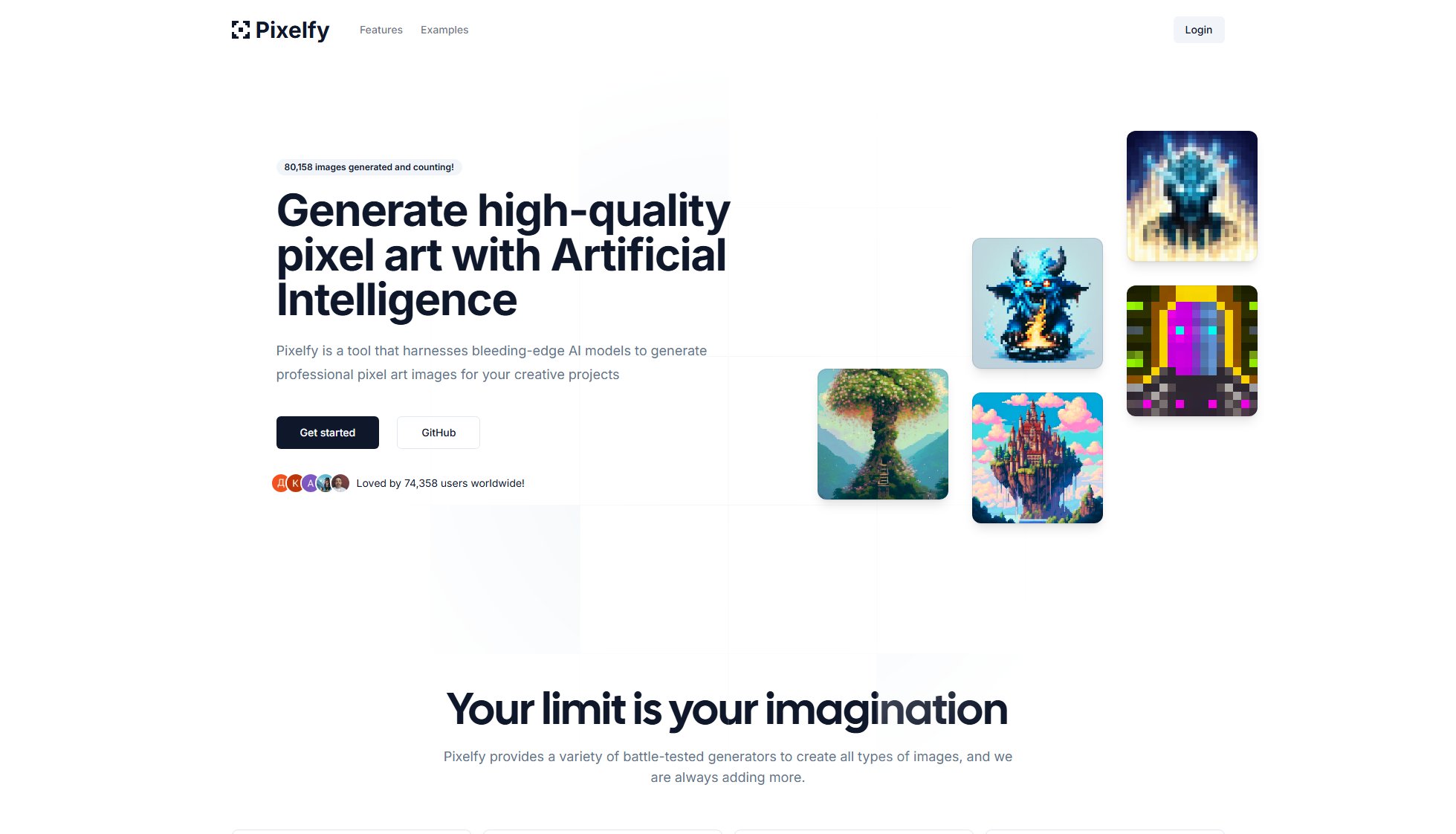 Pixelfy Pixelfy Interface & Screenshots