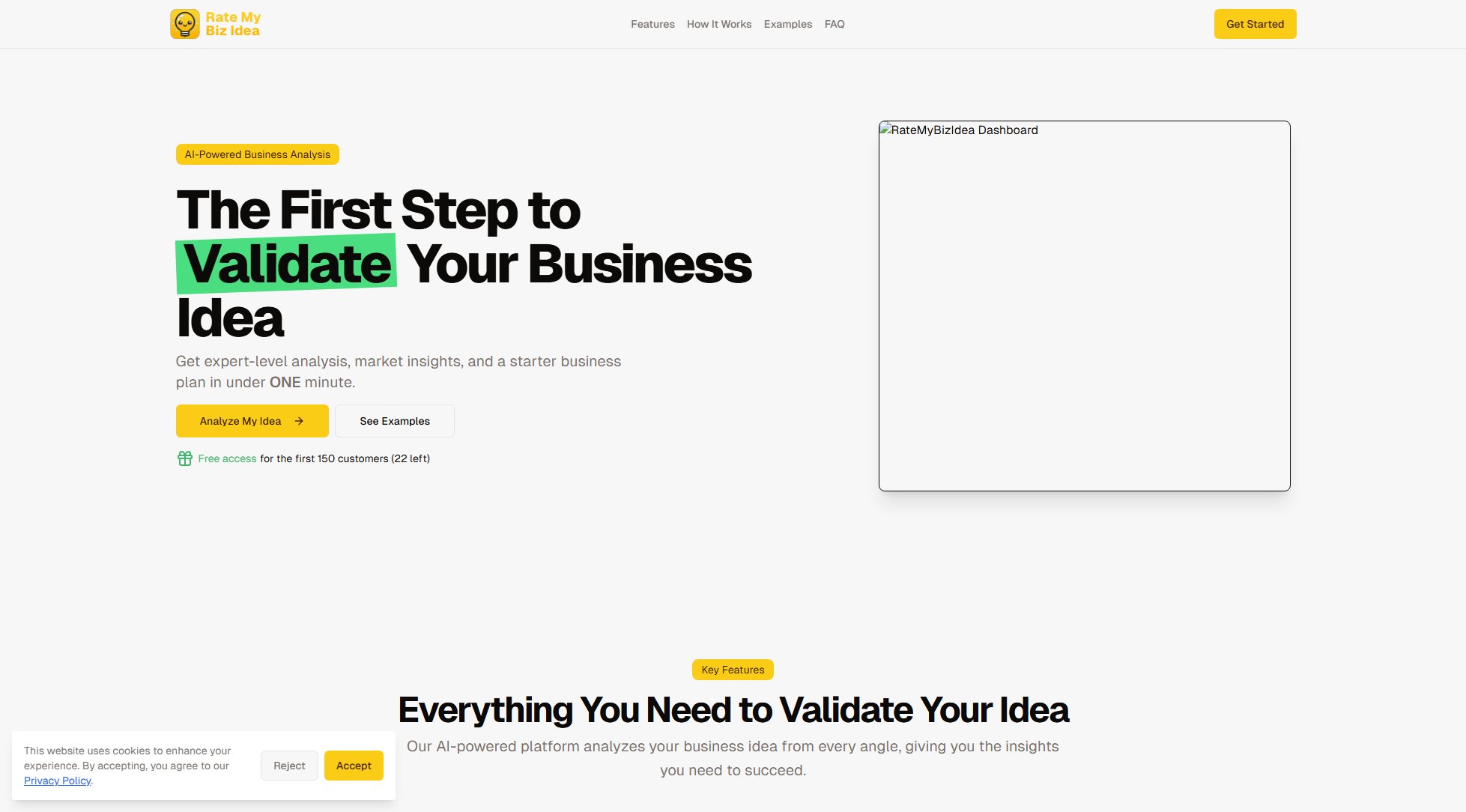 RateMyBizIdea RateMyBizIdea Interface & Screenshots