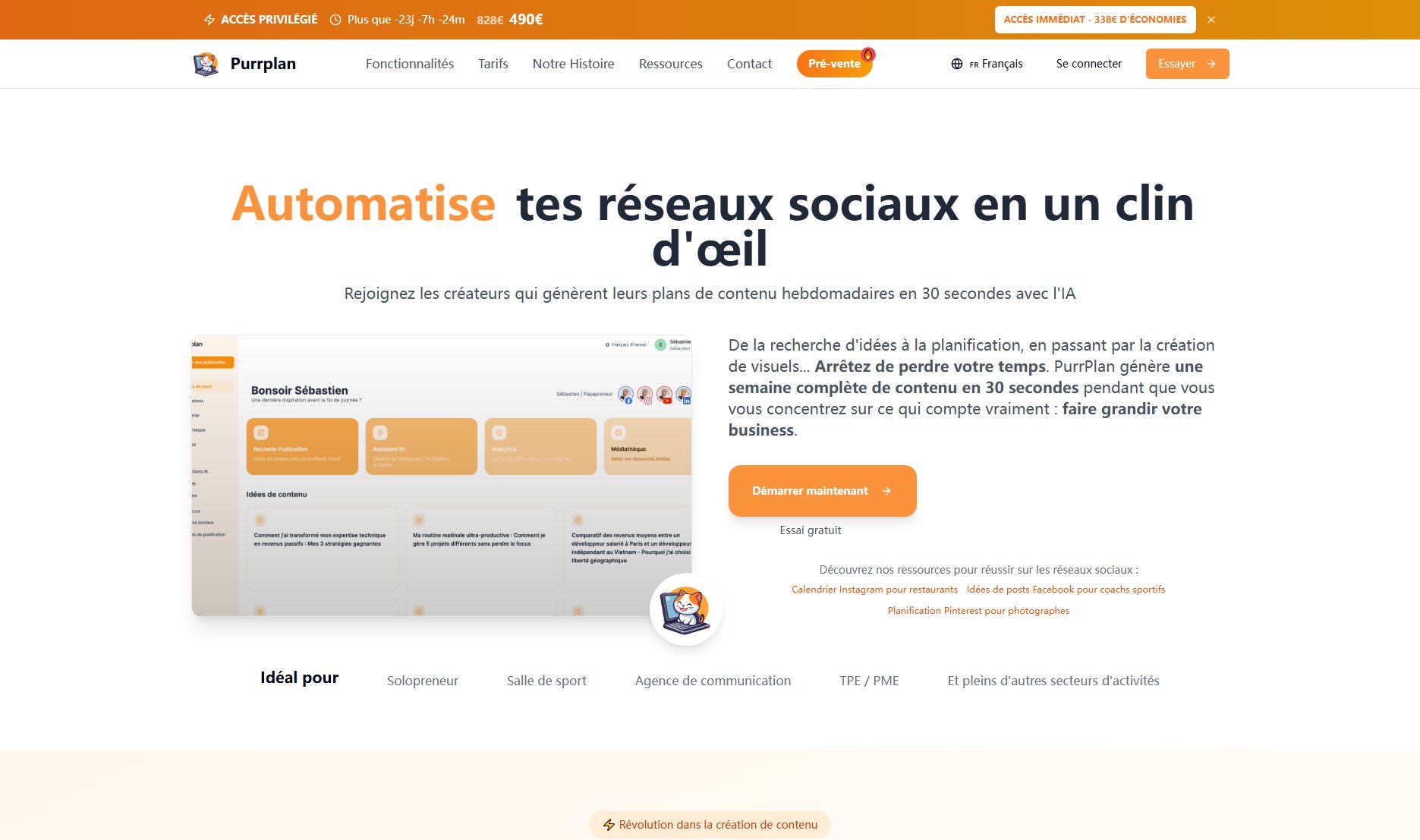Purrplan Purrplan Interface & Screenshots Purrplan Purrplan Interface & Screenshots