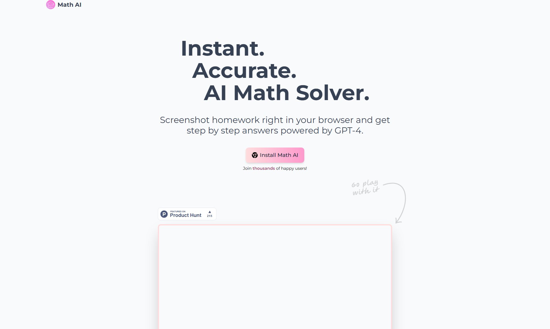 Math AI Screenshot