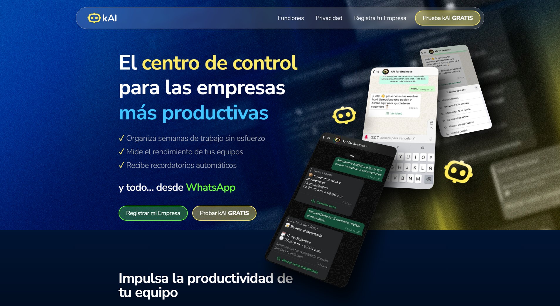 kAI For Business kAI For Business Interface & Screenshots kAI For Business kAI For Business Interface & Screenshots
