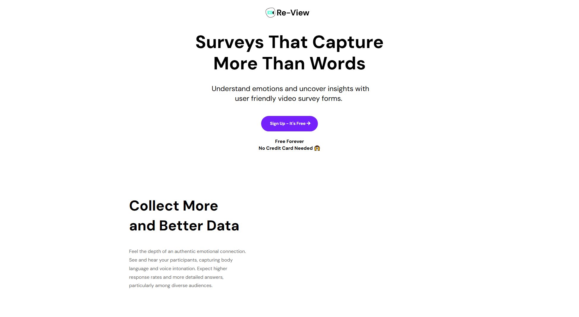 Re-View Re-View Interface & Screenshots Re-View Re-View Interface & Screenshots