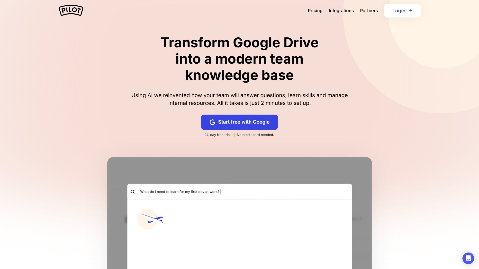 Pilot Pilot Interface & Screenshots Pilot Pilot Interface & Screenshots