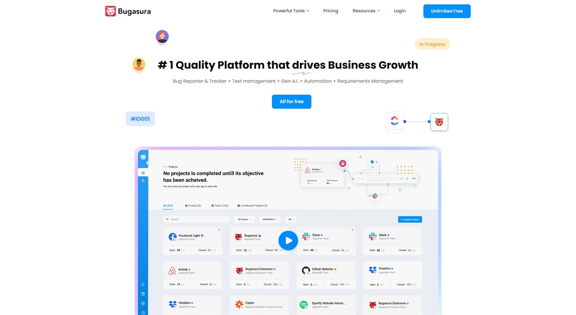 Bugasura Bugasura Interface & Screenshots Bugasura Bugasura Interface & Screenshots