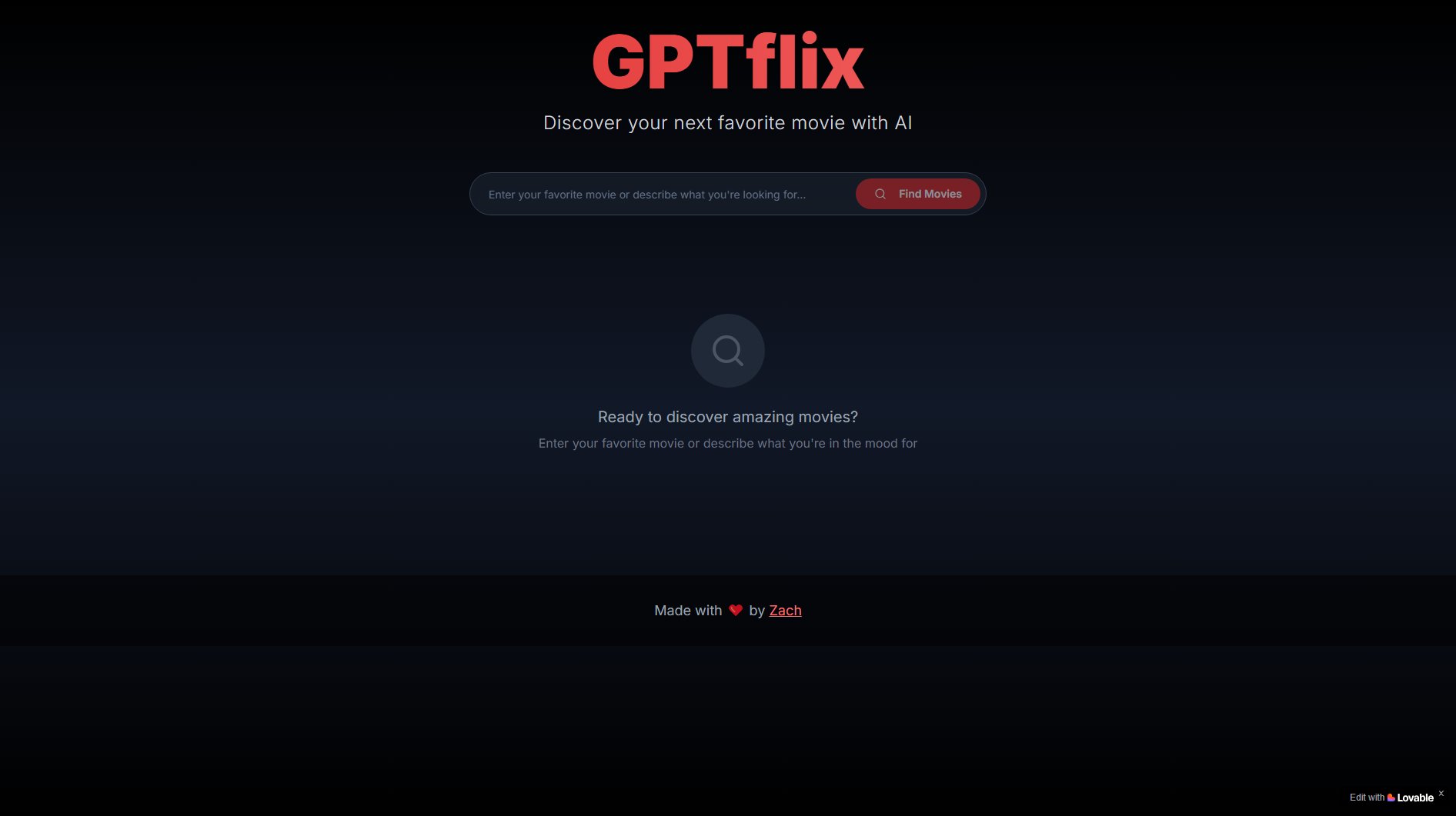 GPTflix GPTflix Interface & Screenshots GPTflix GPTflix Interface & Screenshots