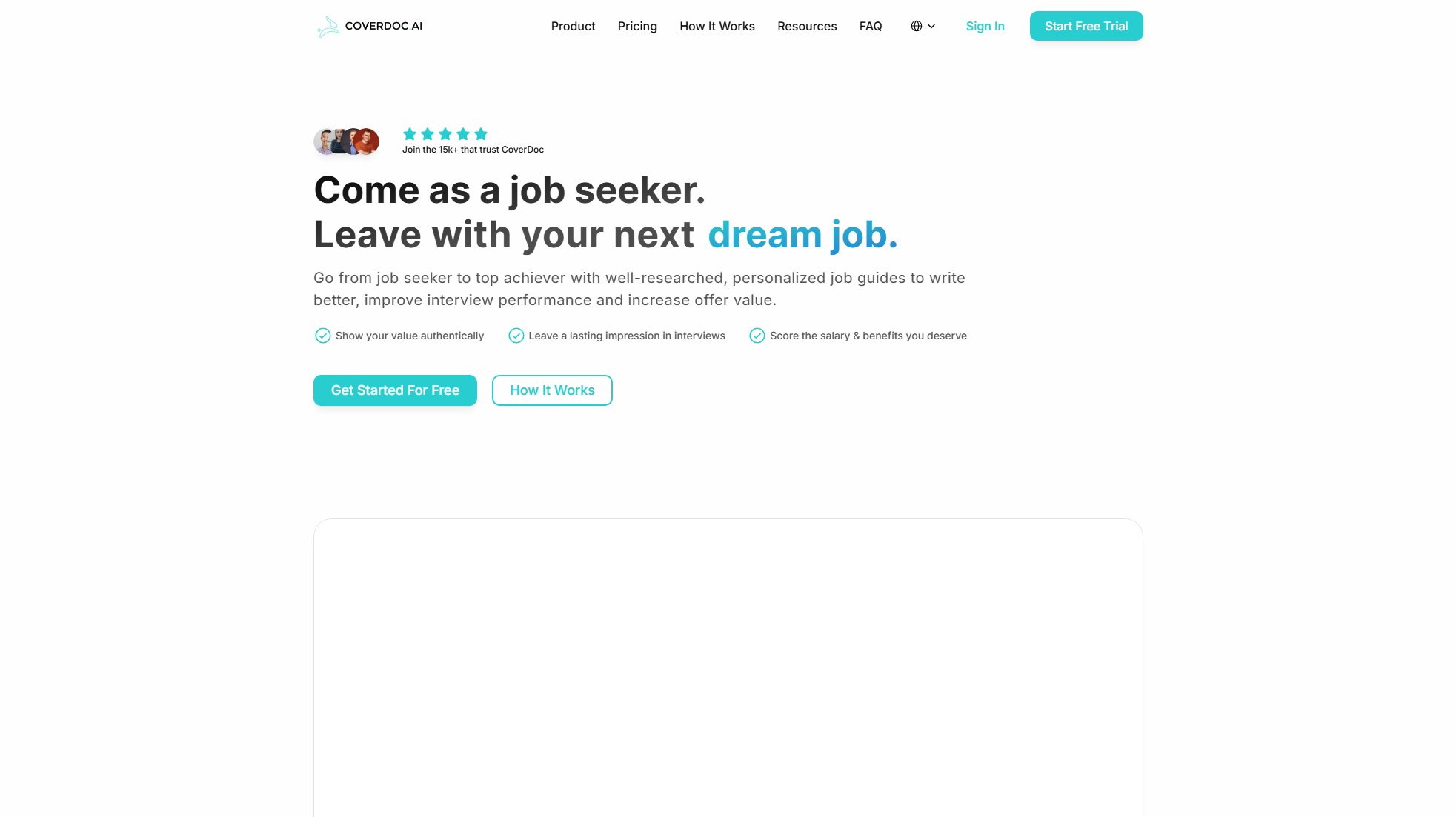 CoverDoc.ai CoverDoc.ai Interface & Screenshots CoverDoc.ai CoverDoc.ai Interface & Screenshots