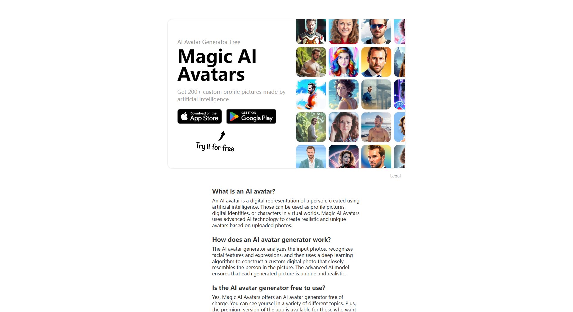 Magic AI Avatars Magic AI Avatars Interface & Screenshots Magic AI Avatars Magic AI Avatars Interface & Screenshots