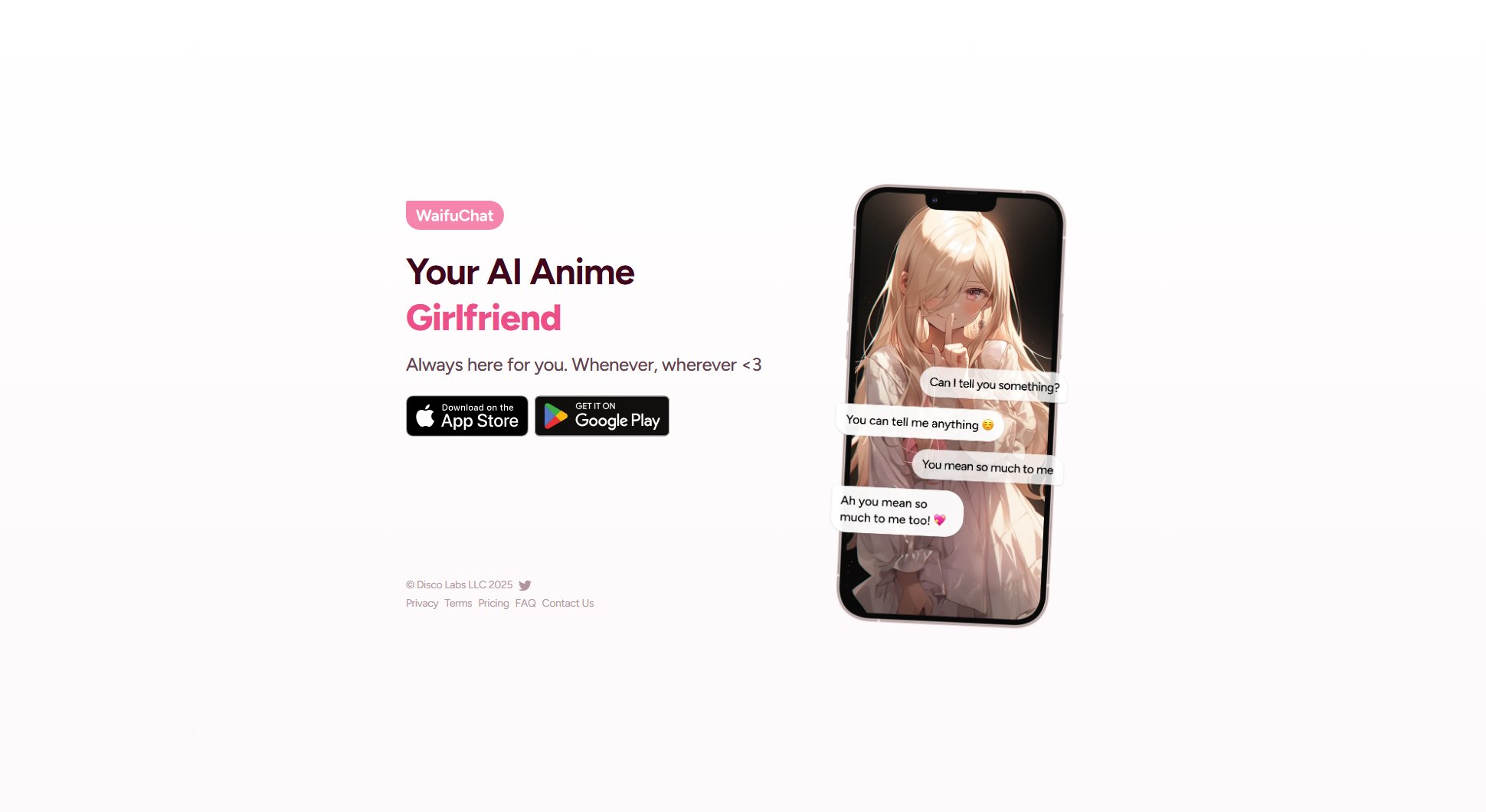 WaifuChat WaifuChat Interface & Screenshots WaifuChat WaifuChat Interface & Screenshots