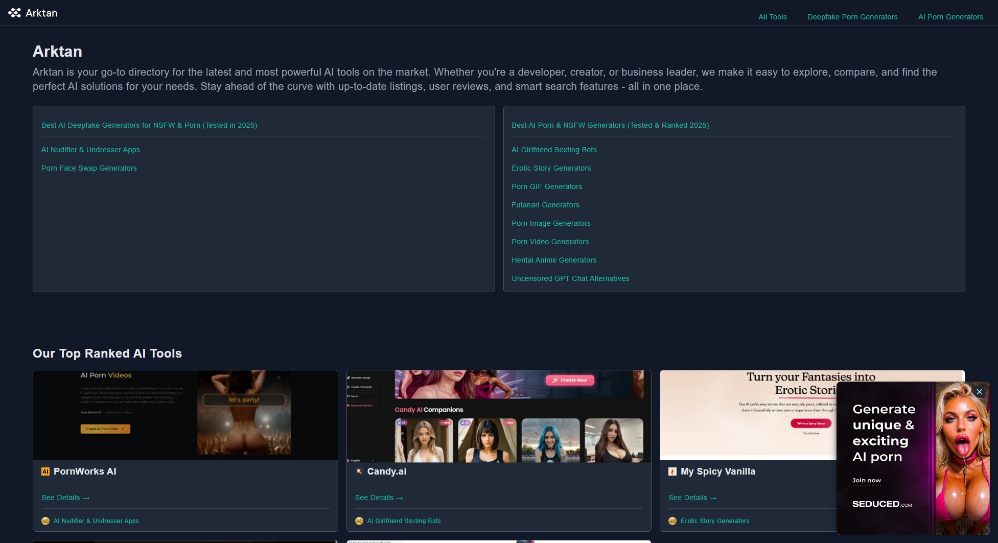 Arktan Screenshot