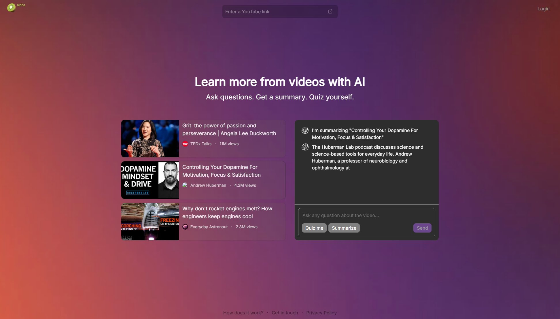 kiwi kiwi Interface & Screenshots