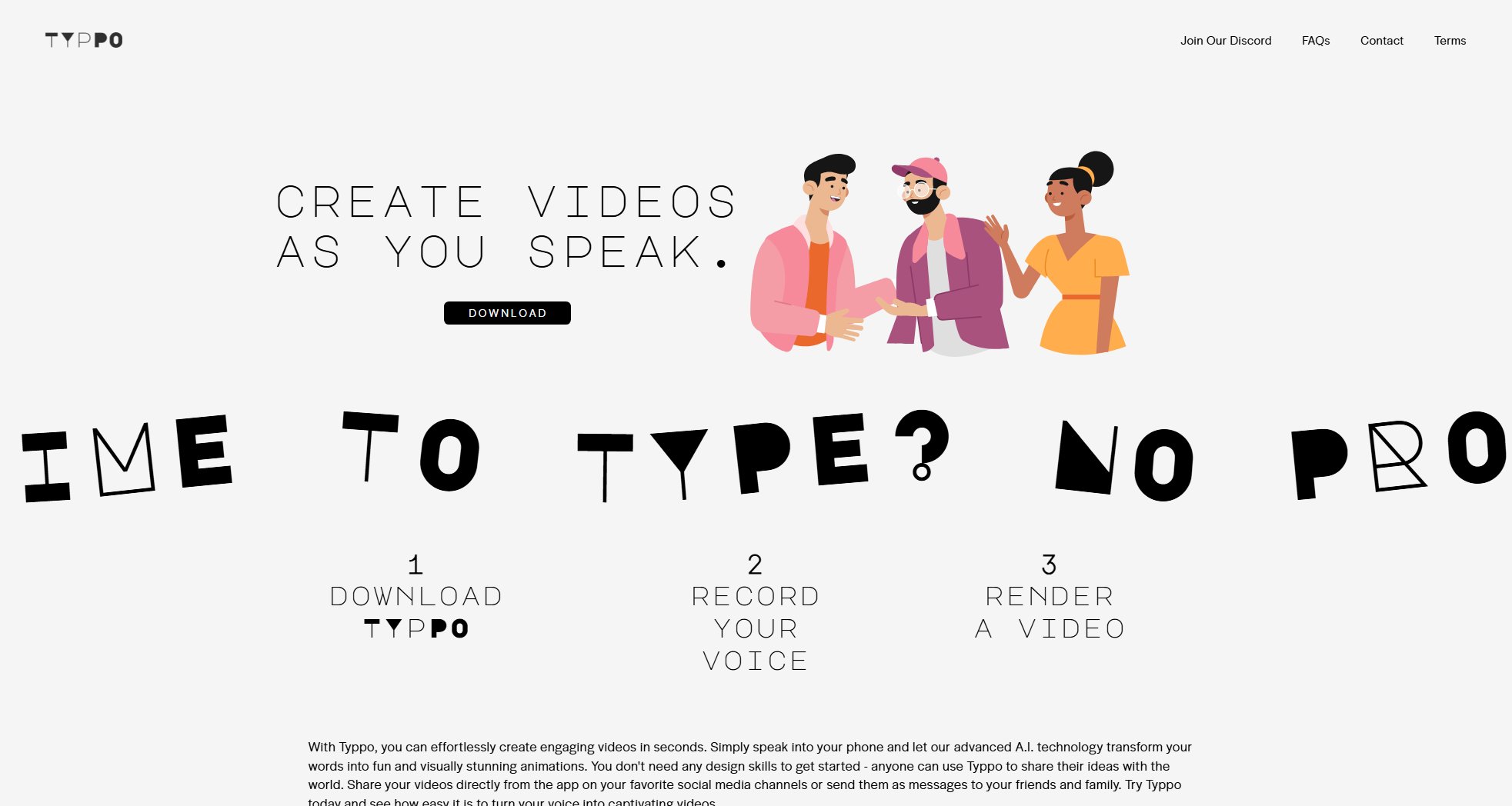 TYPPO TYPPO Interface & Screenshots TYPPO TYPPO Interface & Screenshots