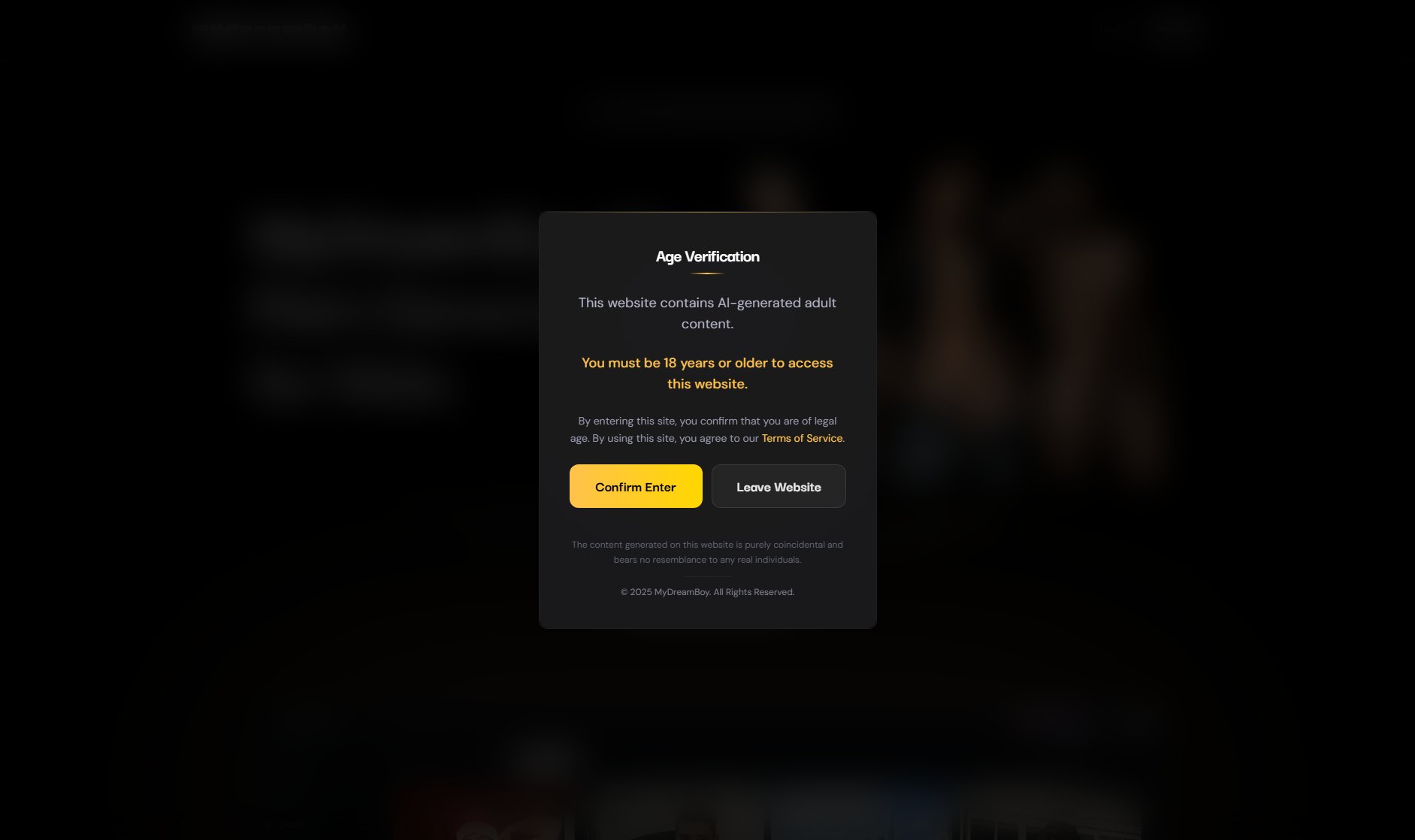 MyDreamBoy AI Screenshot