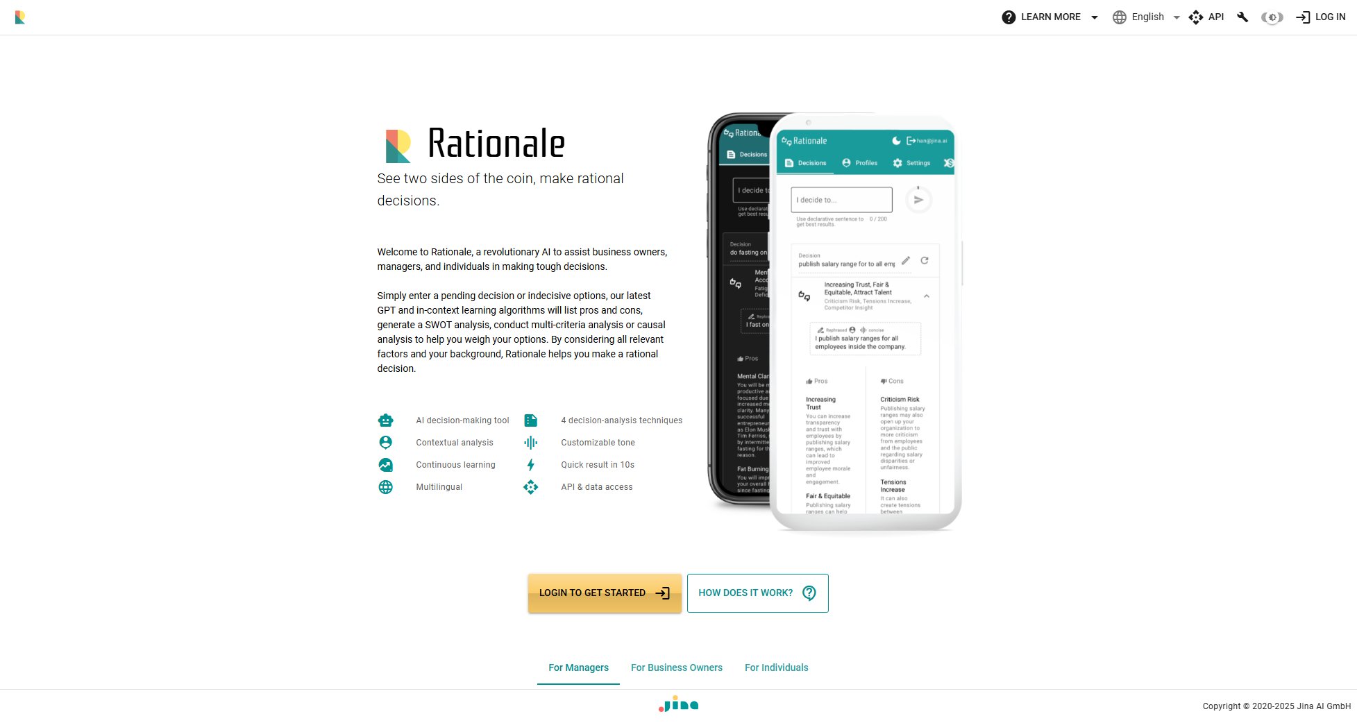 Rationale Rationale Interface & Screenshots Rationale Rationale Interface & Screenshots