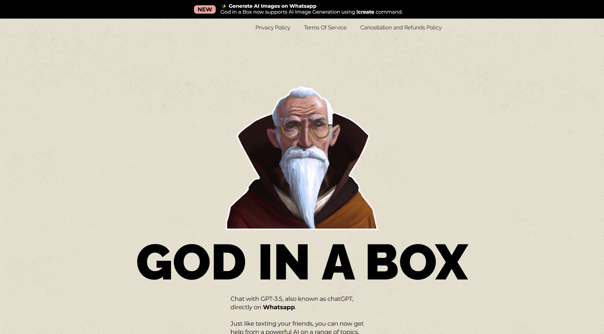 God In A Box God In A Box Interface & Screenshots