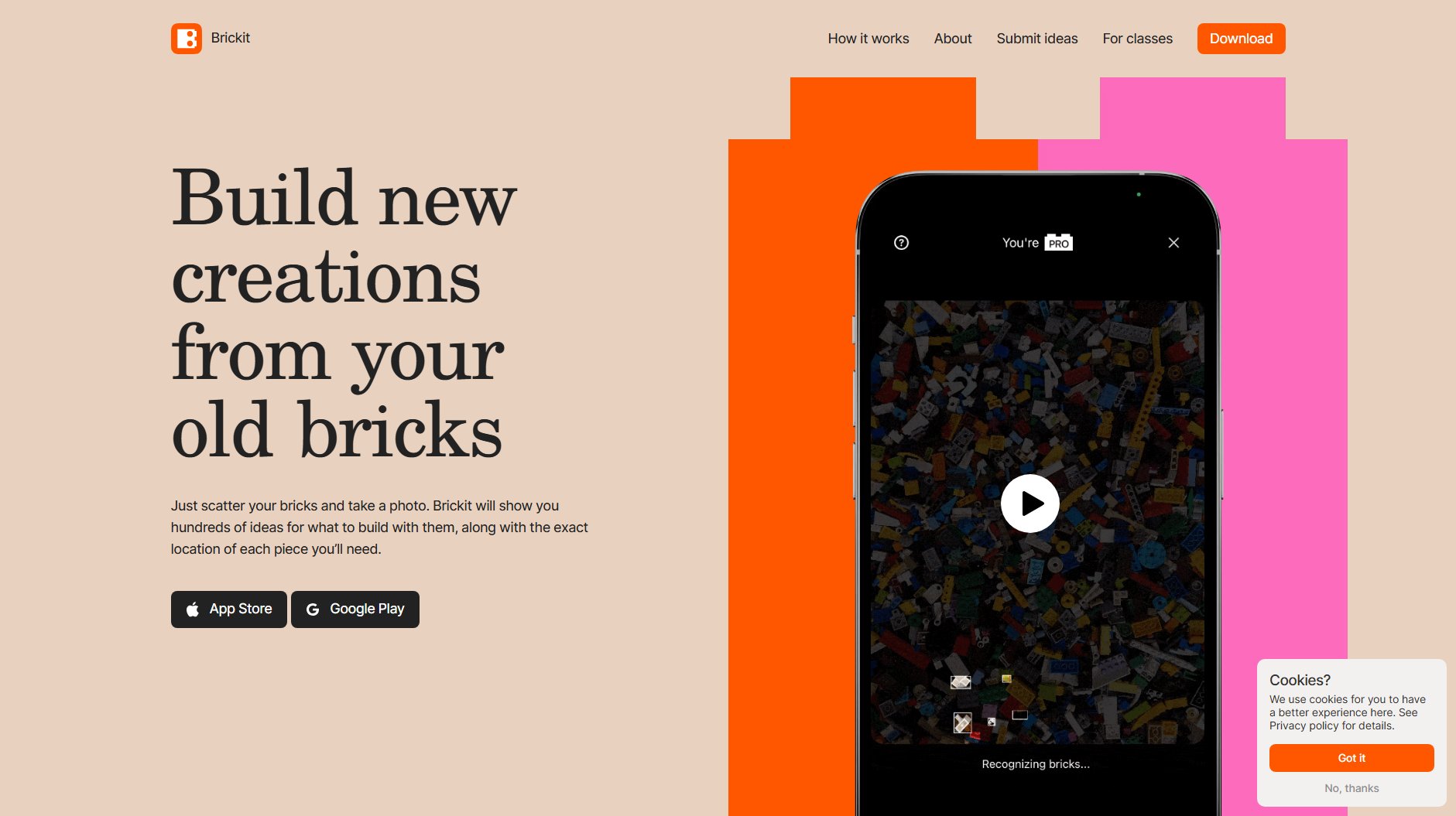 Brickit Brickit Interface & Screenshots Brickit Brickit Interface & Screenshots
