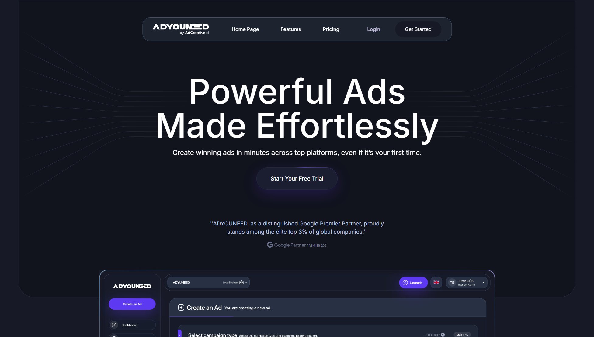 ADYOUNEED ADYOUNEED Interface & Screenshots