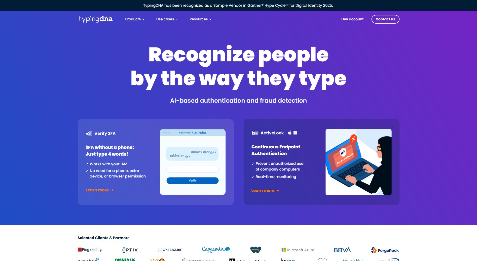 TypingDNA TypingDNA Interface & Screenshots TypingDNA TypingDNA Interface & Screenshots