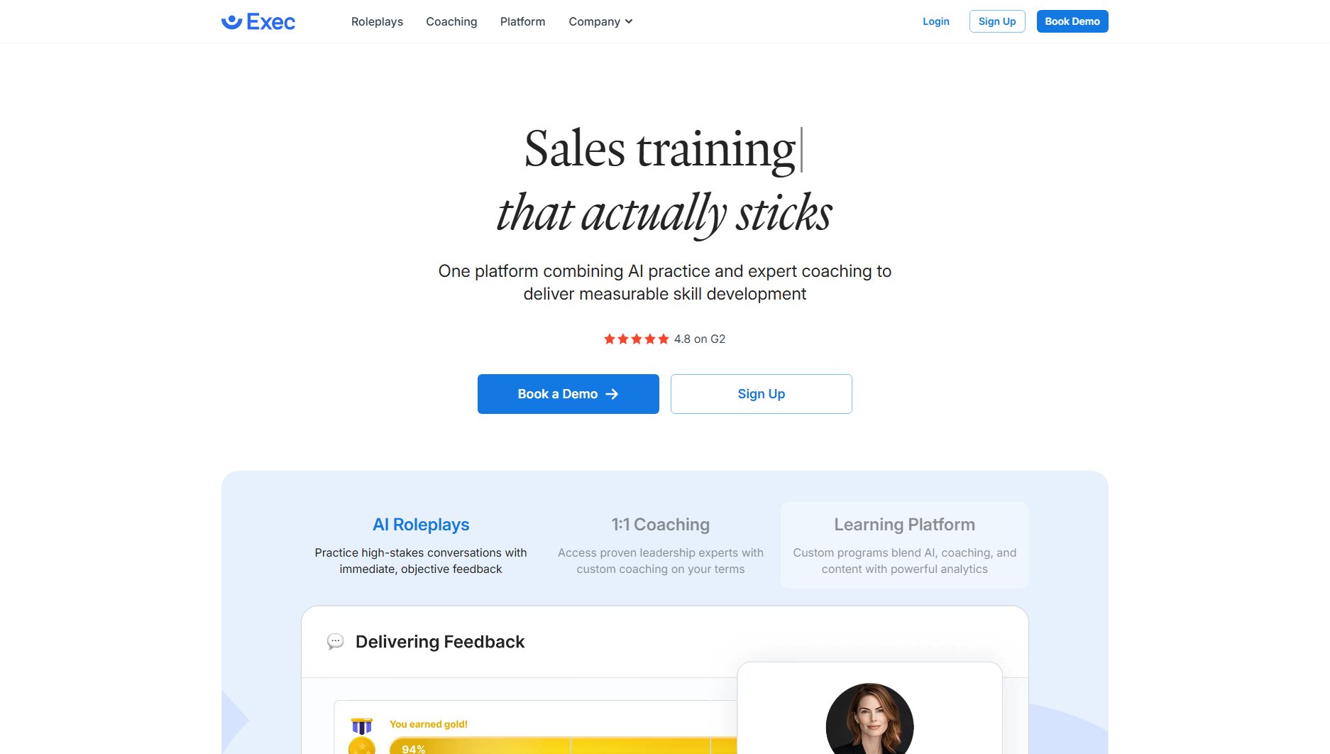 Exec Exec Interface & Screenshots