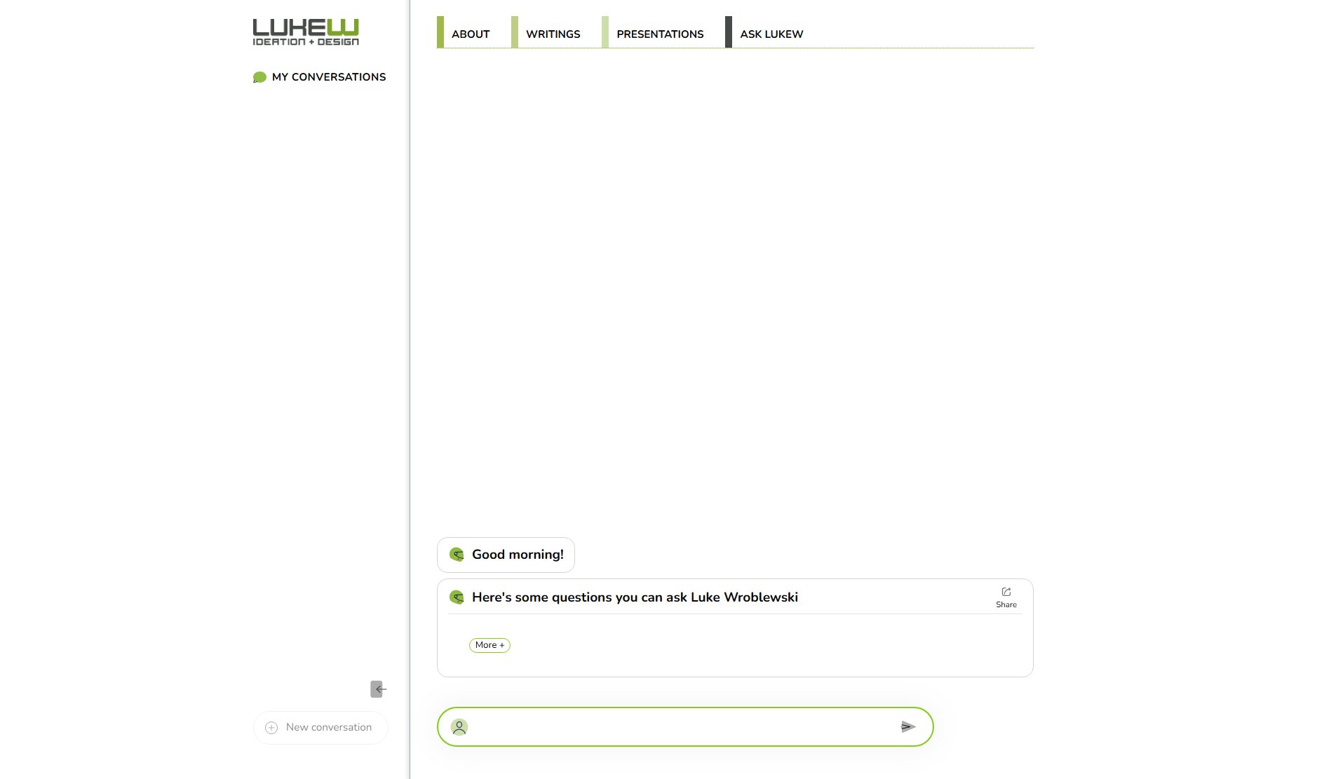 Ask LukeW Ask LukeW Interface & Screenshots Ask LukeW Ask LukeW Interface & Screenshots