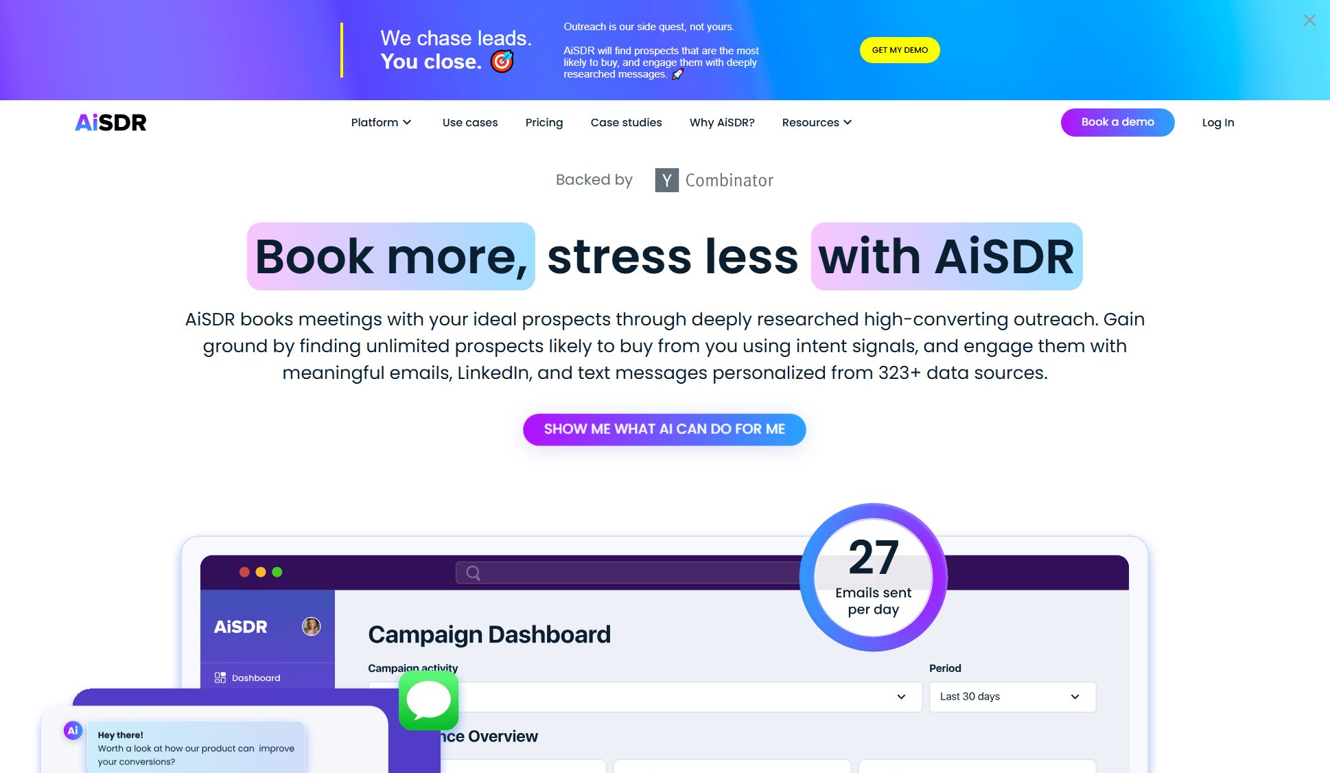 AiSDR AiSDR Interface & Screenshots