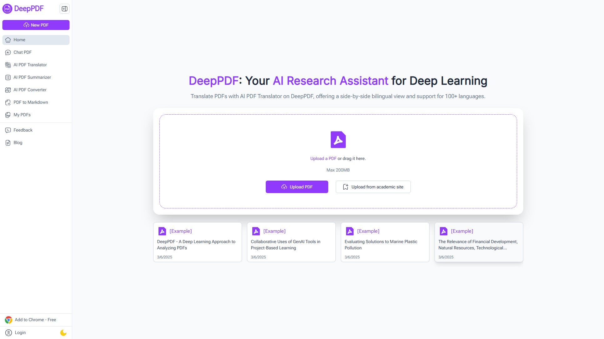DeepPDF DeepPDF Interface & Screenshots DeepPDF DeepPDF Interface & Screenshots