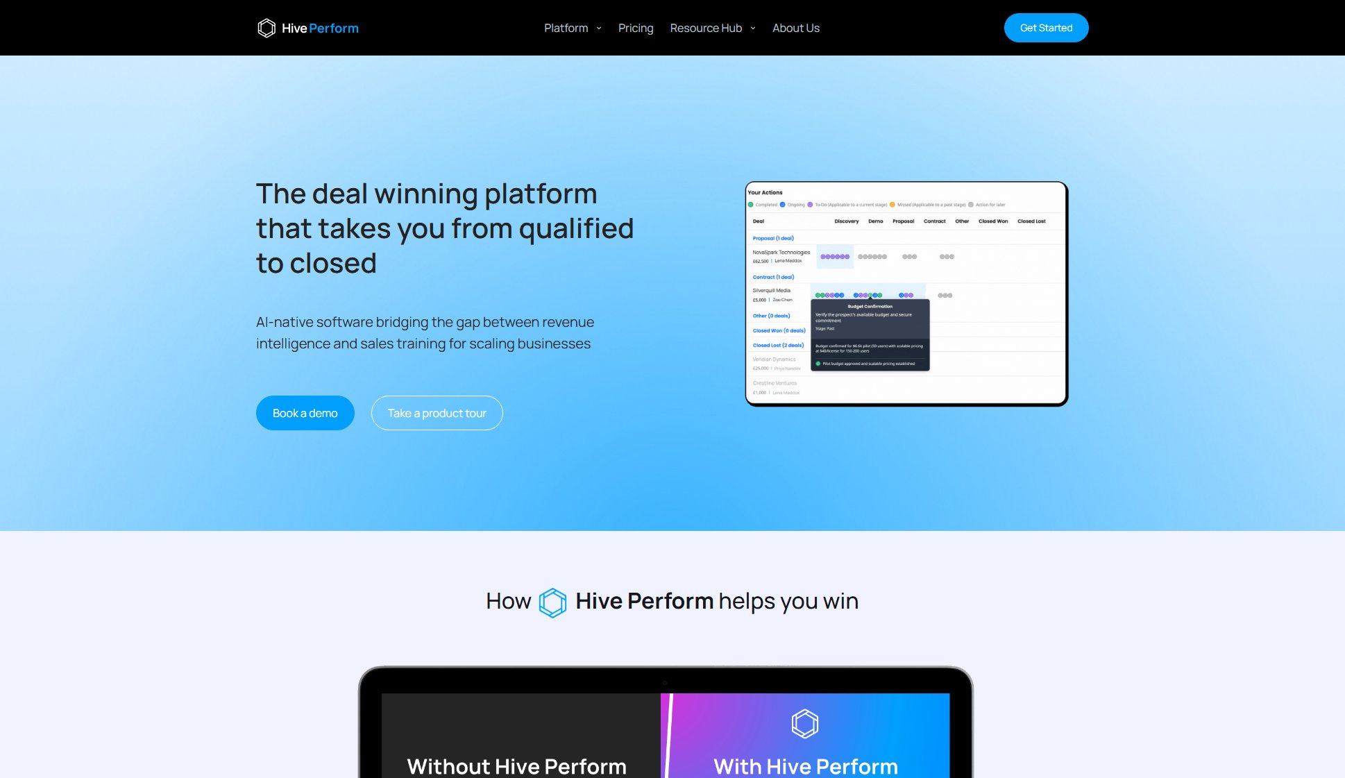 Hive Perform Hive Perform Interface & Screenshots Hive Perform Hive Perform Interface & Screenshots