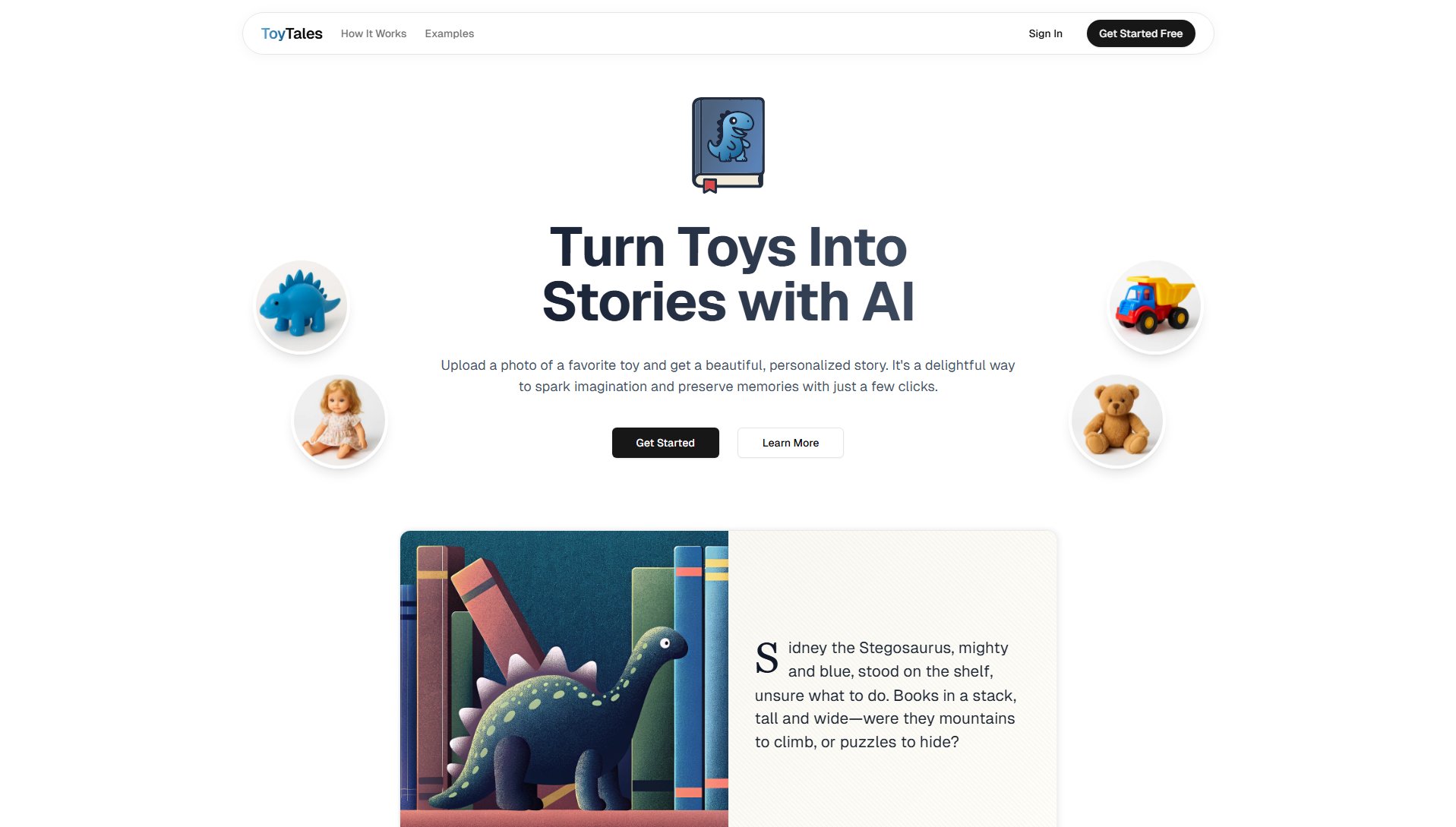 ToyTales ToyTales Interface & Screenshots ToyTales ToyTales Interface & Screenshots