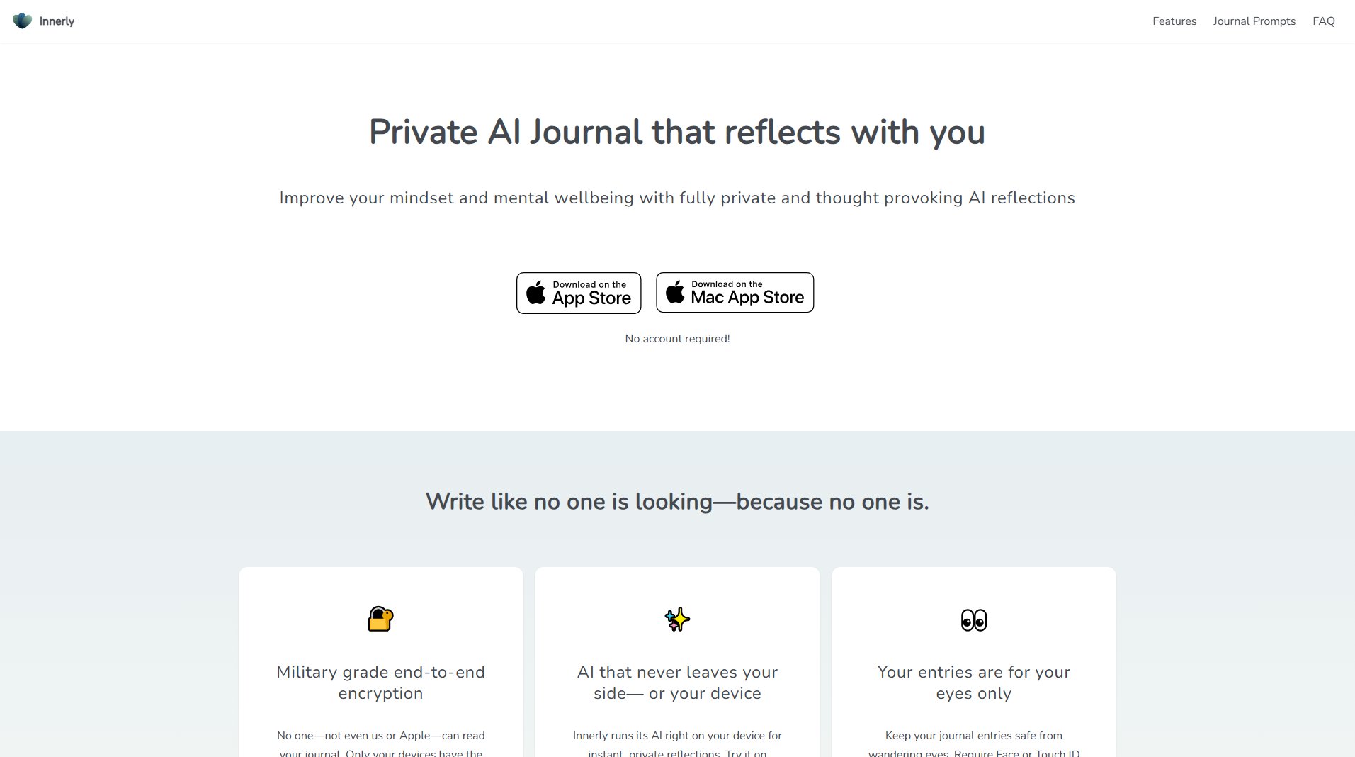 Innerly Innerly Interface & Screenshots