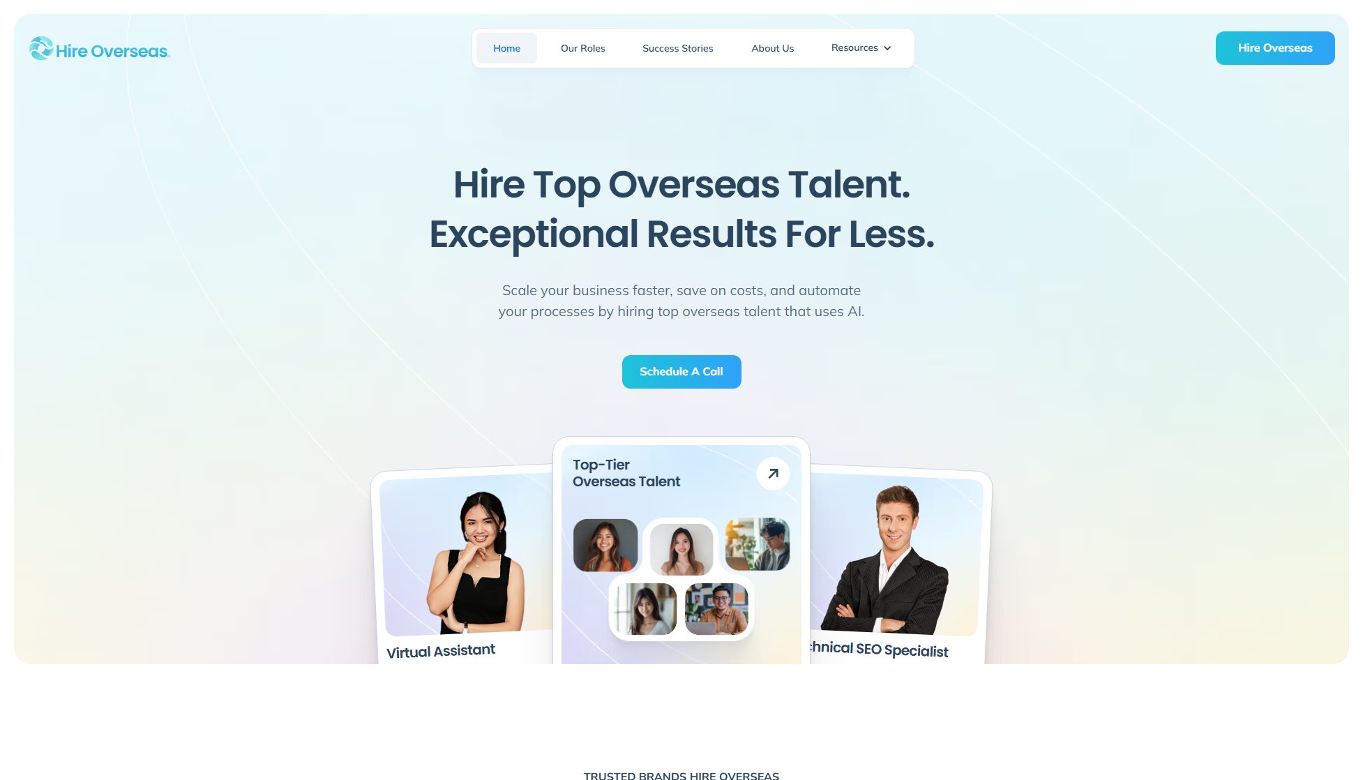 Hire Overseas Hire Overseas Interface & Screenshots