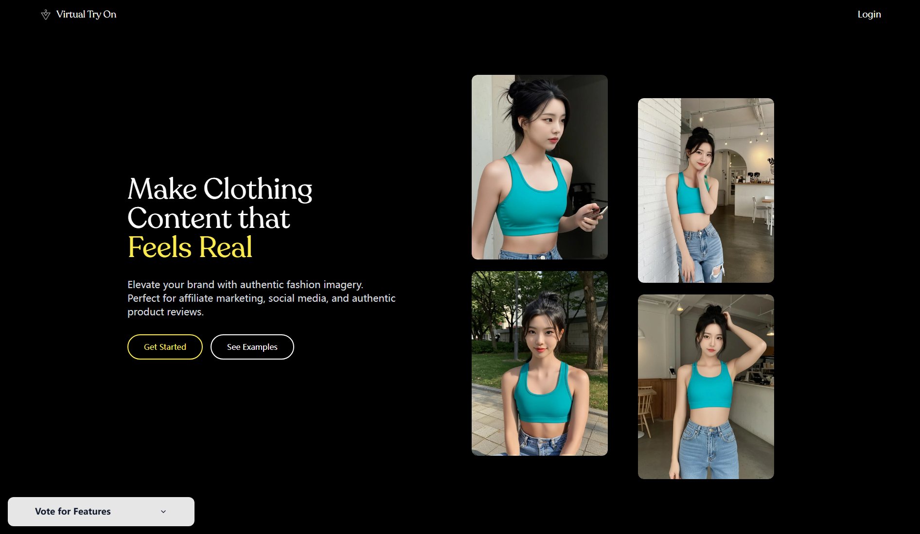 VirtualTryOn.io VirtualTryOn.io Interface & Screenshots VirtualTryOn.io VirtualTryOn.io Interface & Screenshots