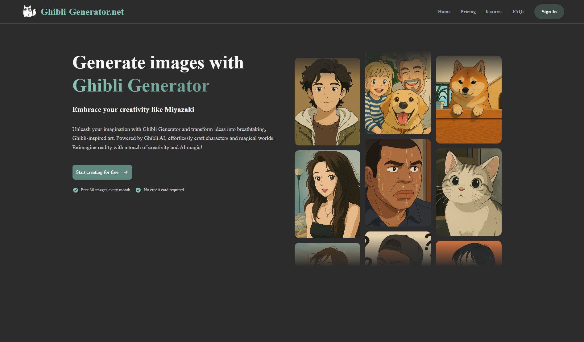 Ghibli Generator Ghibli Generator Interface & Screenshots Ghibli Generator Ghibli Generator Interface & Screenshots