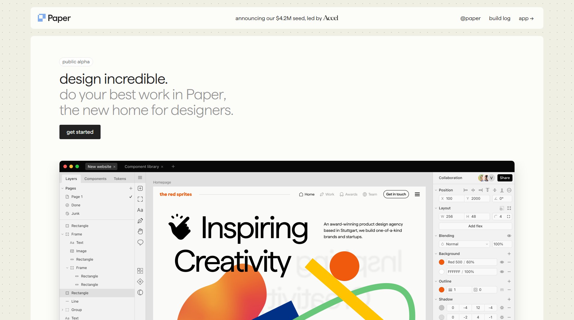 Paper Paper Interface & Screenshots
