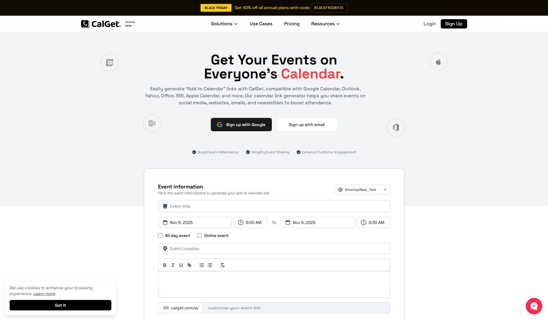 CalGet CalGet Interface & Screenshots CalGet CalGet Interface & Screenshots