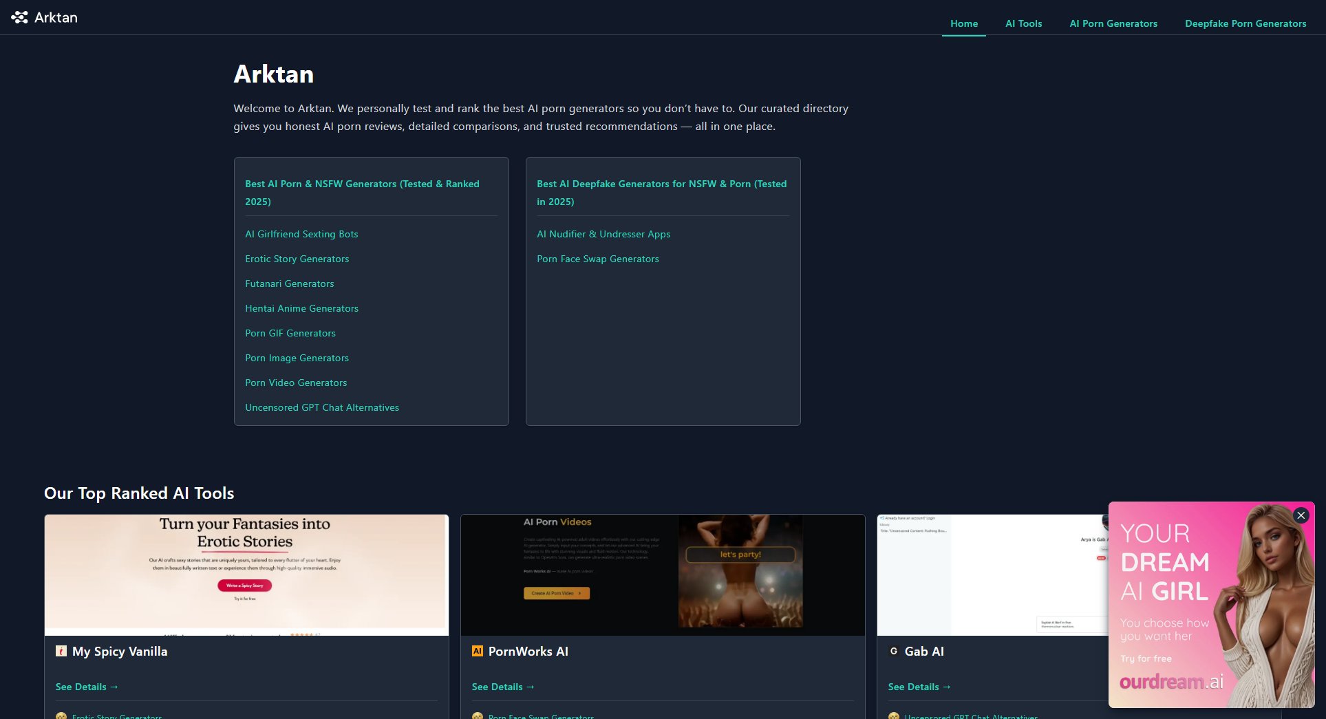 Arktan Arktan Interface & Screenshots Arktan Arktan Interface & Screenshots