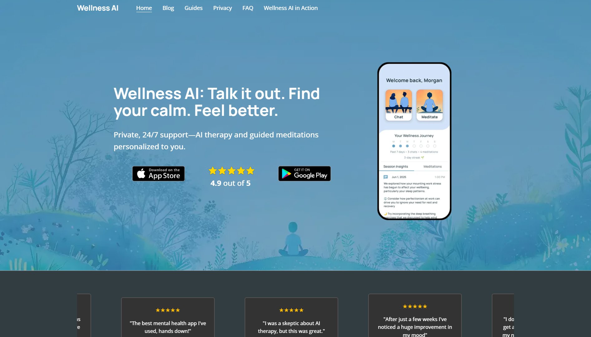 Wellness AI Wellness AI Interface & Screenshots Wellness AI Wellness AI Interface & Screenshots