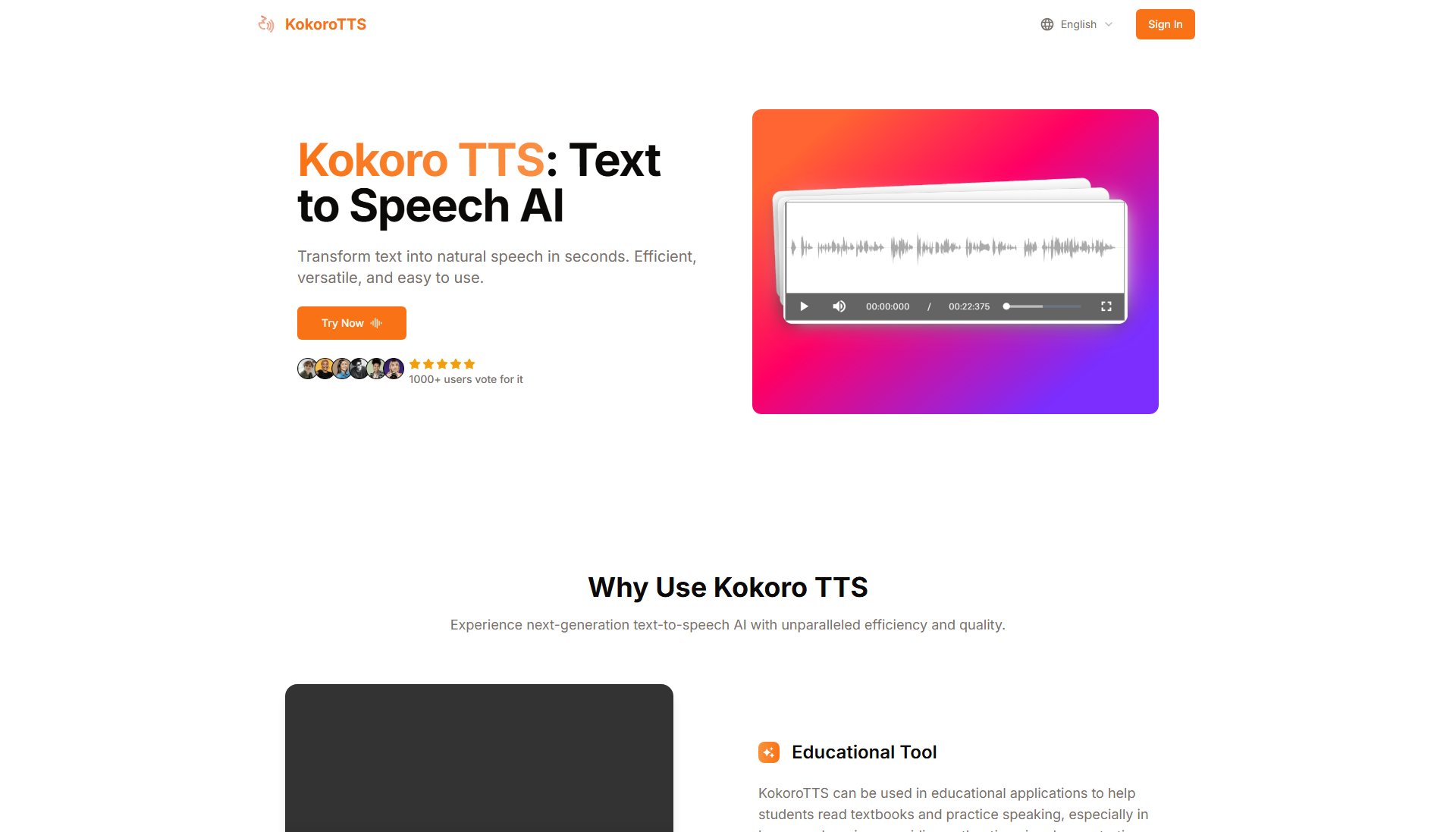 Kokoro TTS Kokoro TTS Interface & Screenshots Kokoro TTS Kokoro TTS Interface & Screenshots