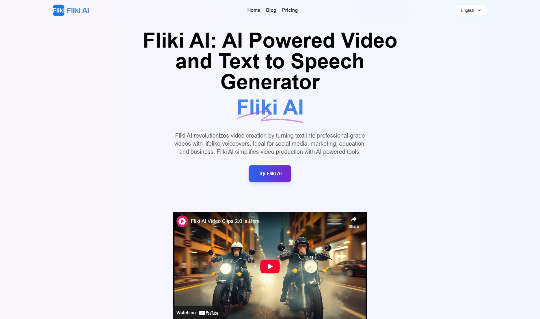 Fliki AI Fliki AI Interface & Screenshots Fliki AI Fliki AI Interface & Screenshots